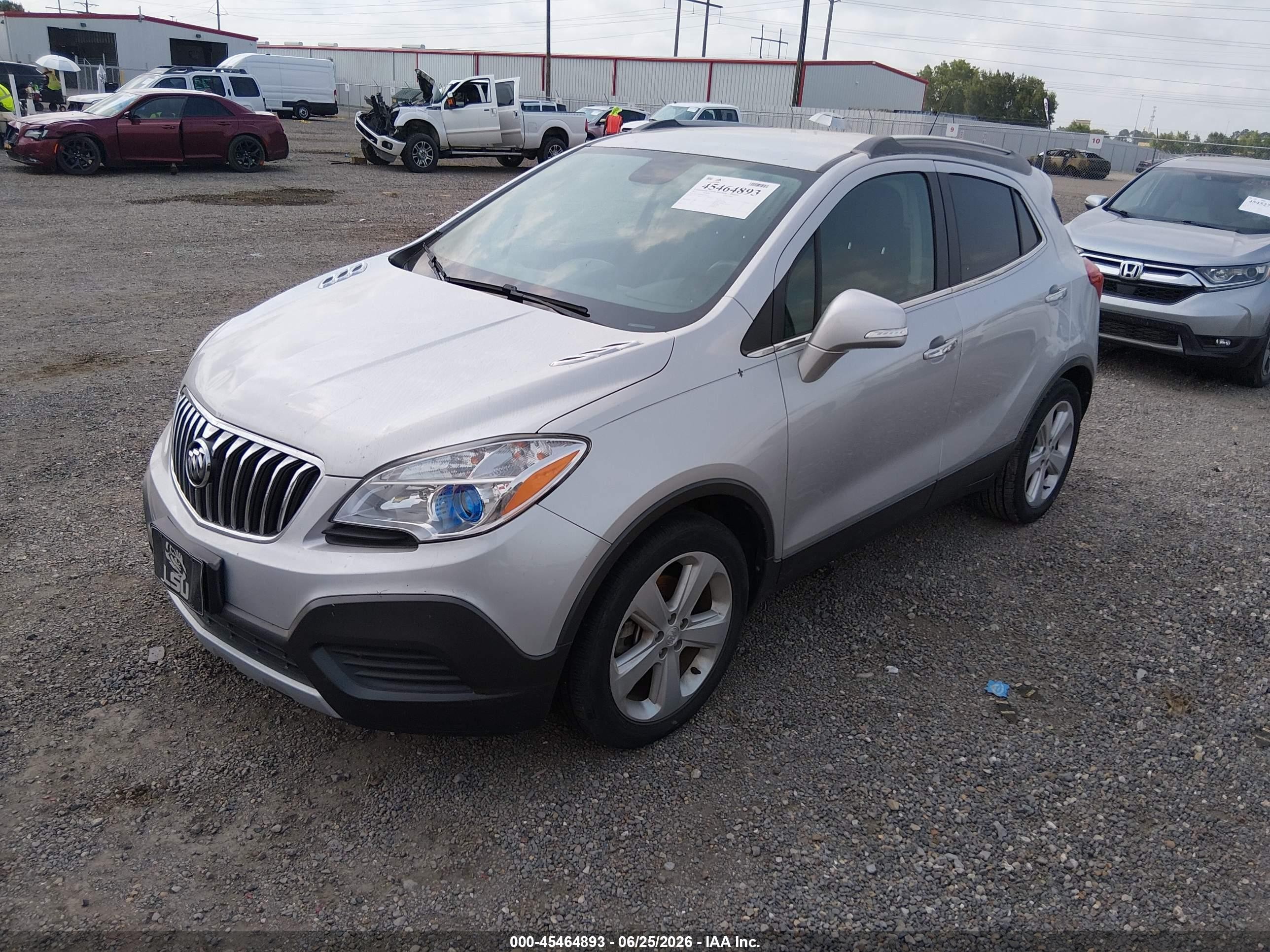 2015 Buick Encore   Silver vin: KL4CJASB8FB156521