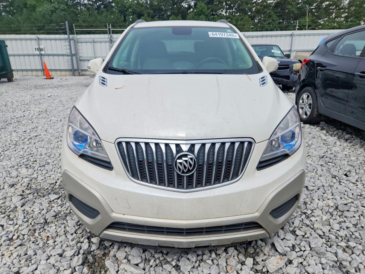2015 Buick Encore White vin: KL4CJASB8FB270261