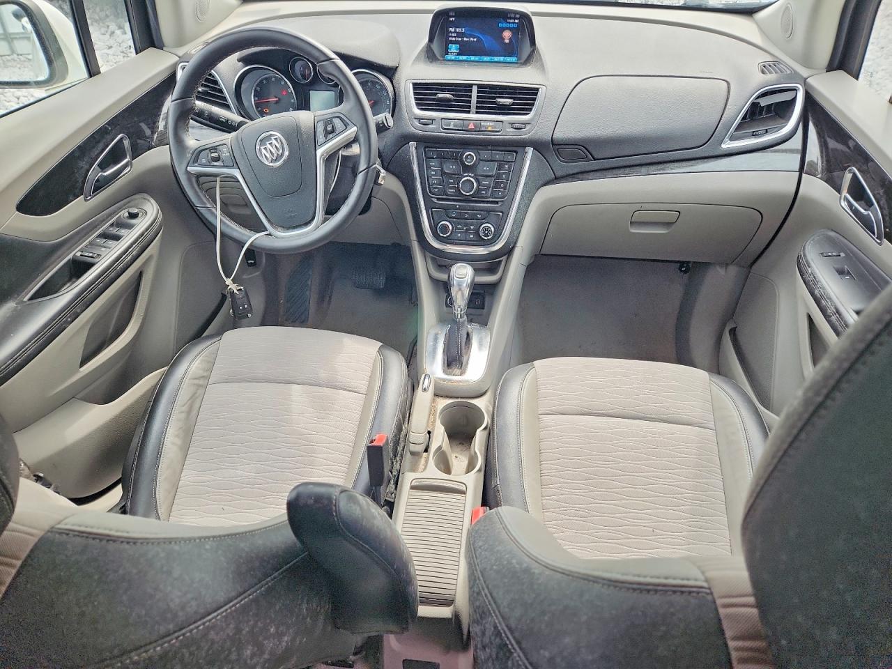2015 Buick Encore White vin: KL4CJASB8FB270261