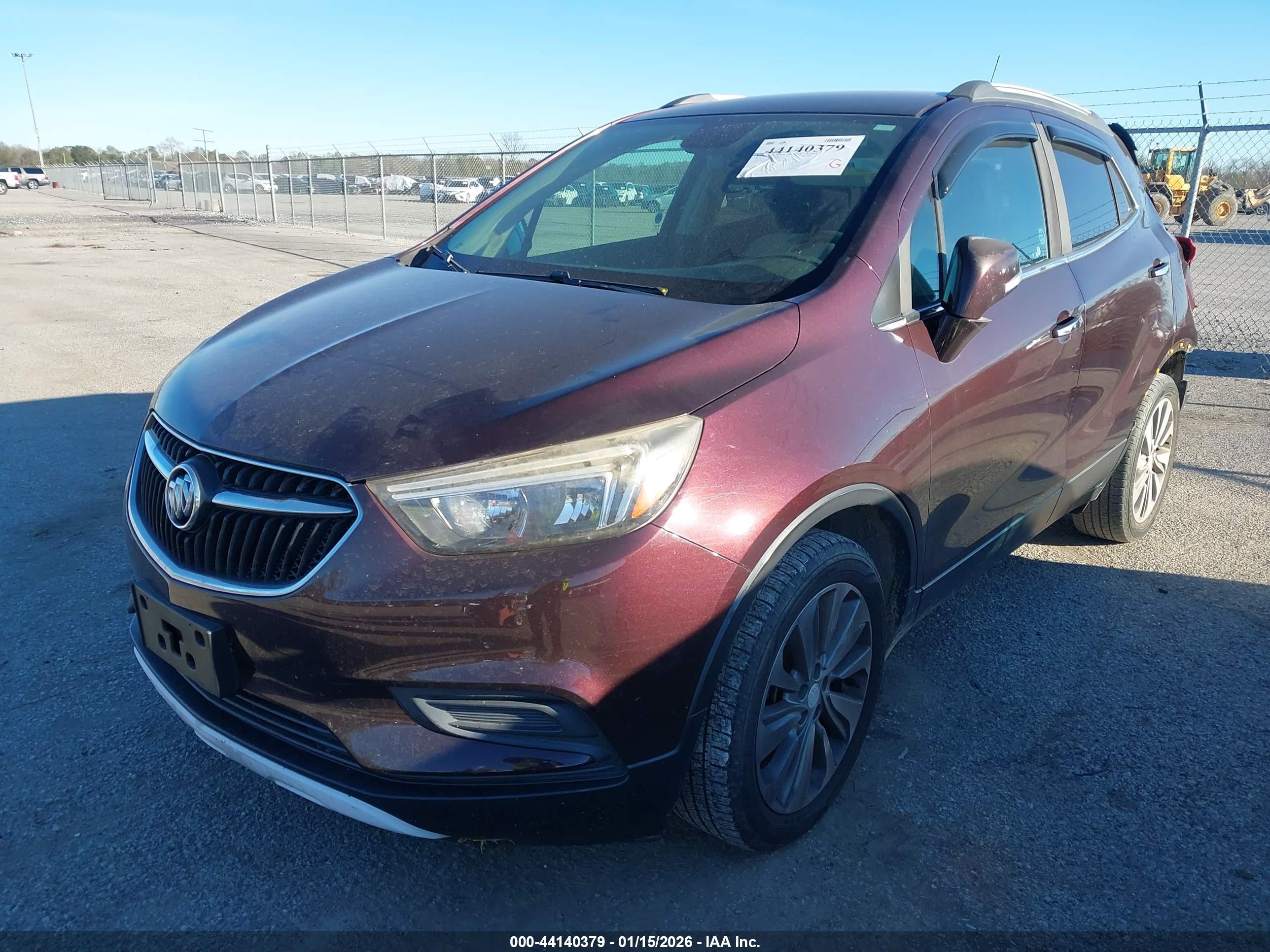 2017 Buick Encore Preferred Burgundy vin: KL4CJASB8HB109797