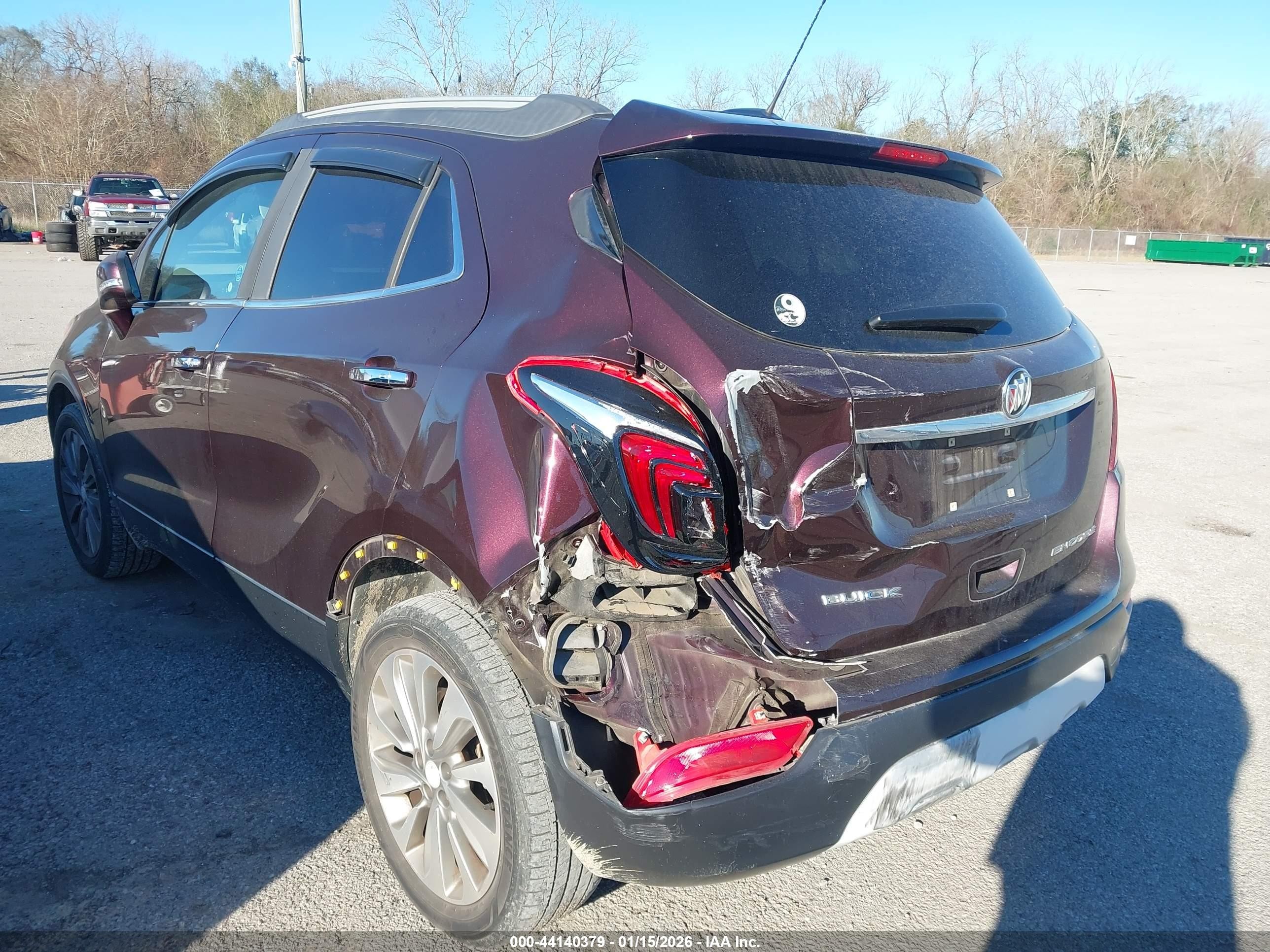 2017 Buick Encore Preferred Burgundy vin: KL4CJASB8HB109797