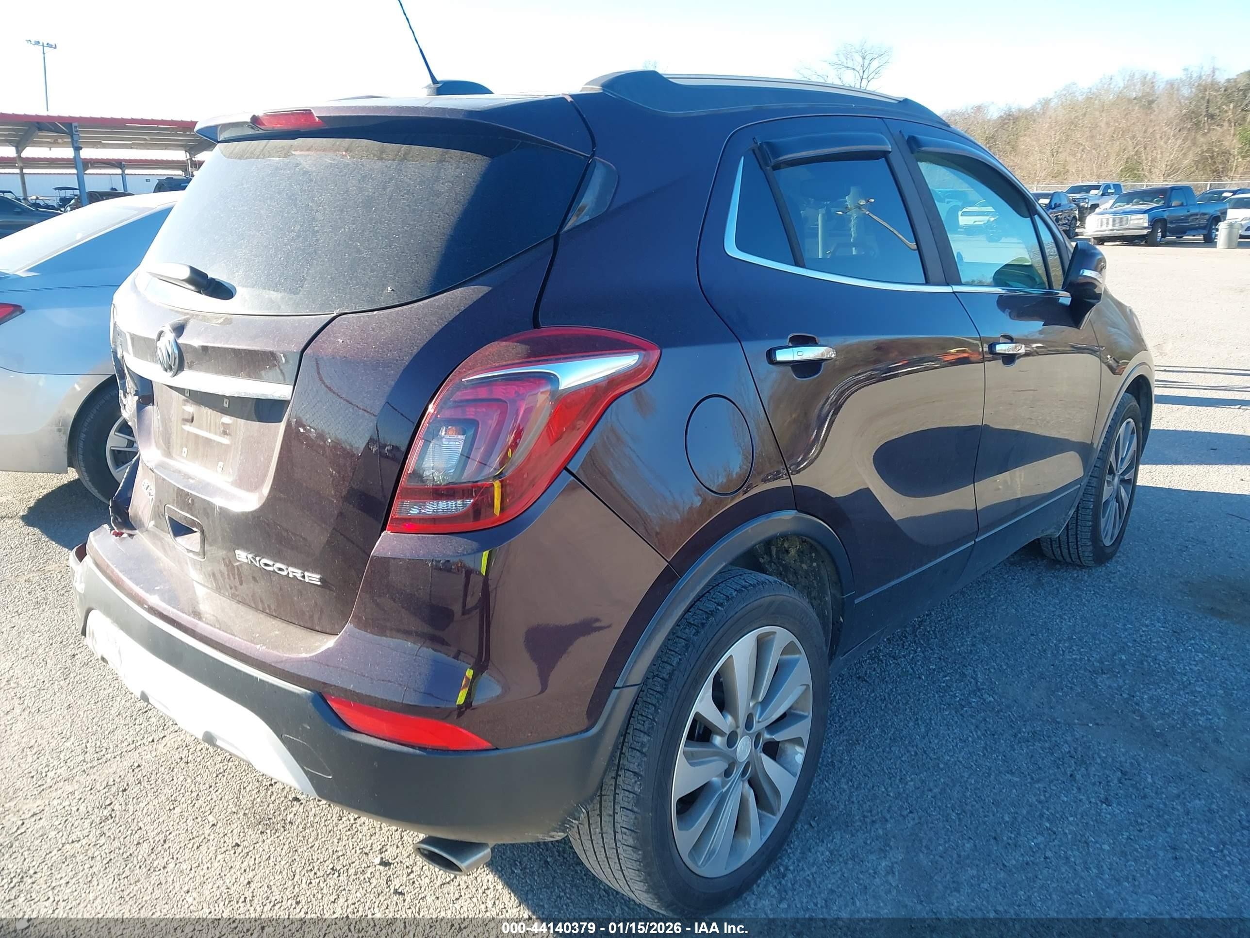 2017 Buick Encore Preferred Burgundy vin: KL4CJASB8HB109797
