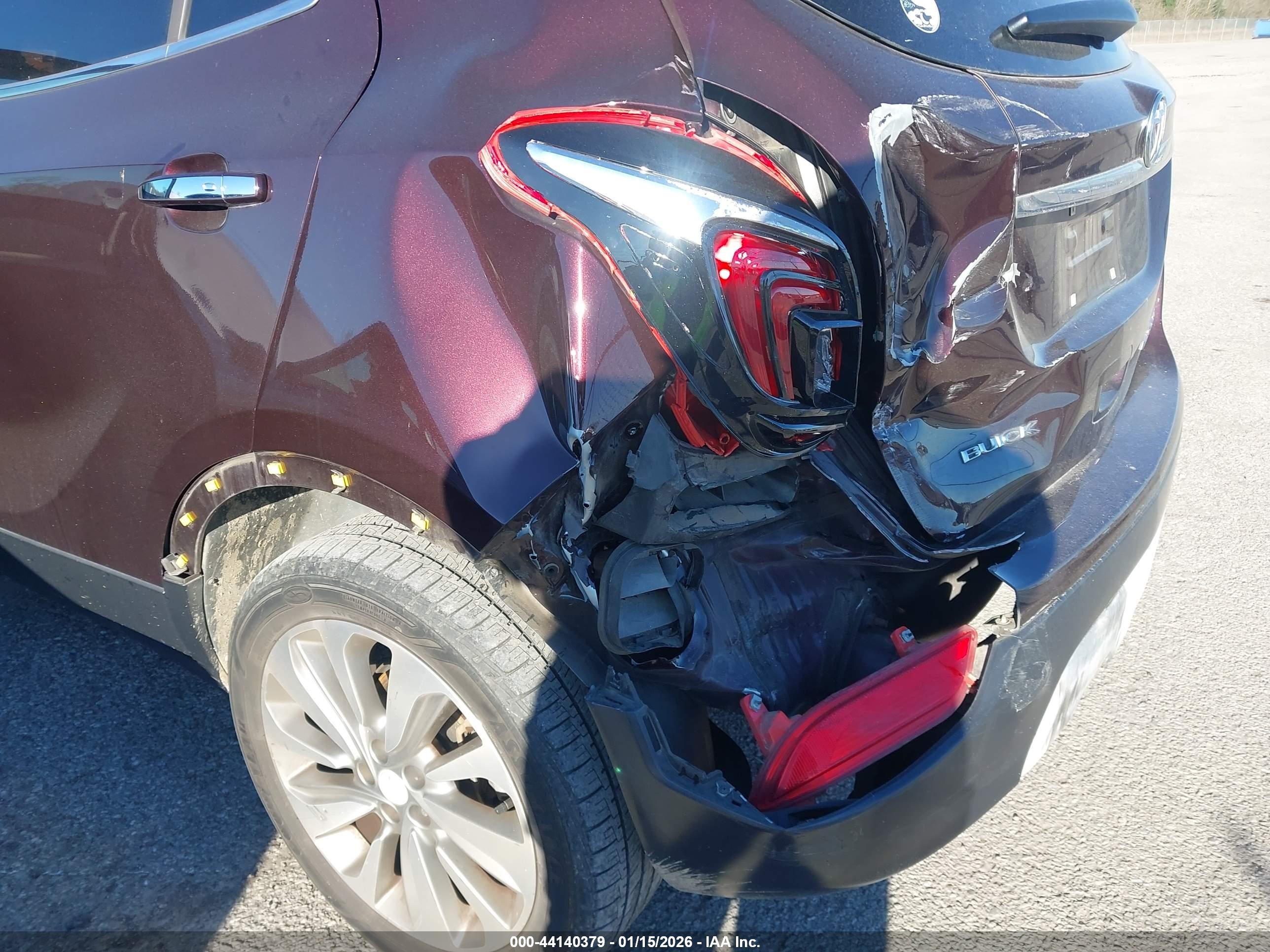 2017 Buick Encore Preferred Burgundy vin: KL4CJASB8HB109797