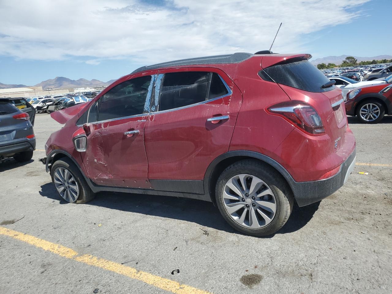 2018 Buick Encore Preferred Burgundy vin: KL4CJASB8JB680437