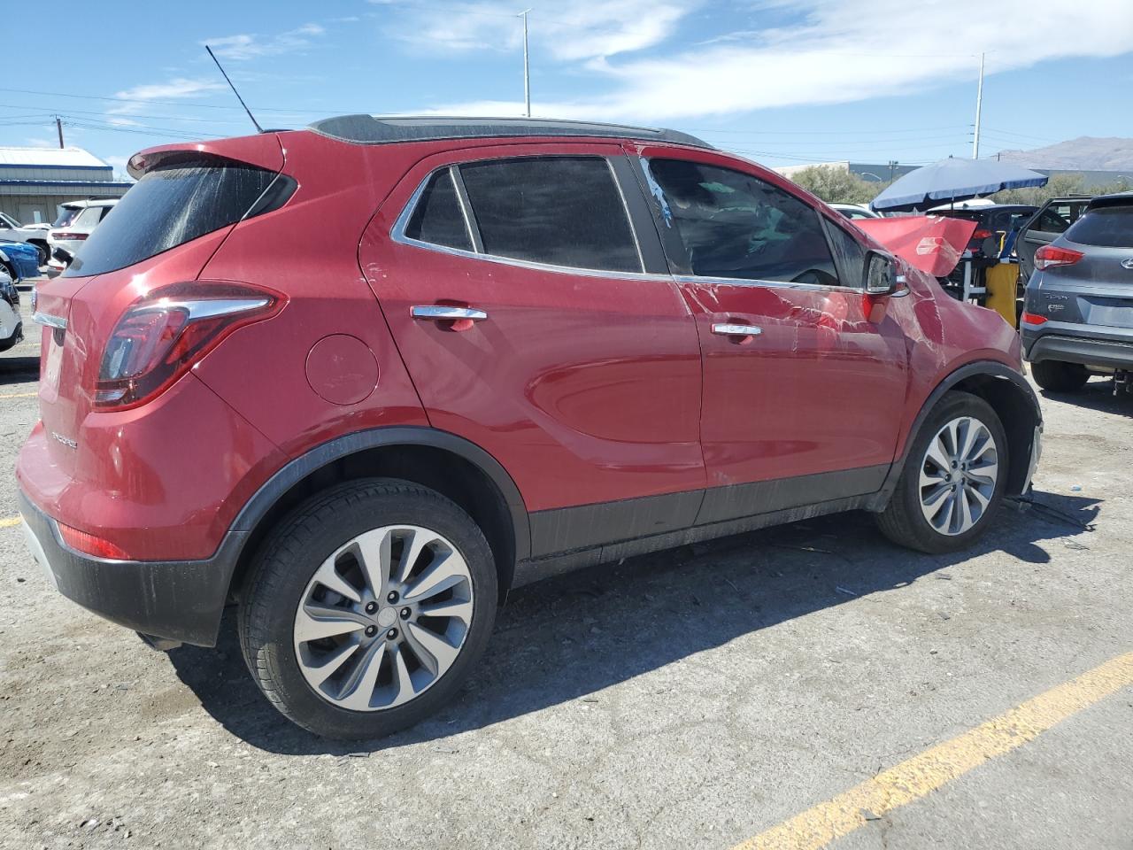 2018 Buick Encore Preferred Burgundy vin: KL4CJASB8JB680437