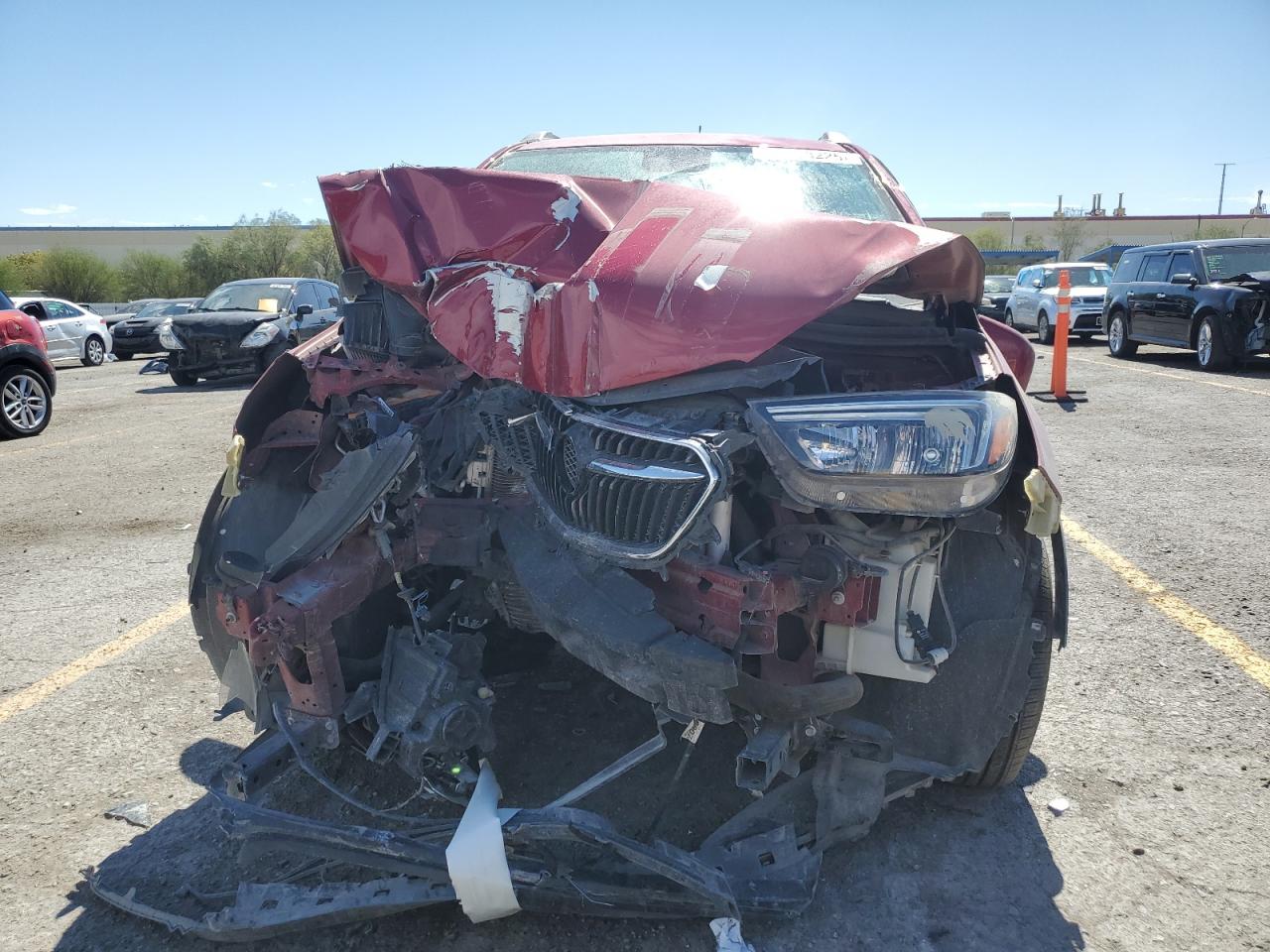 2018 Buick Encore Preferred Burgundy vin: KL4CJASB8JB680437