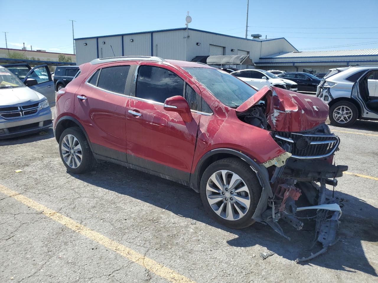 2018 Buick Encore Preferred Burgundy vin: KL4CJASB8JB680437