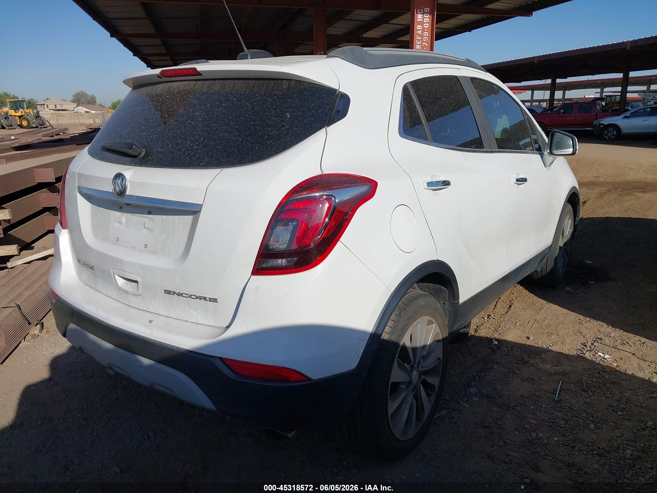 2018 Buick Encore Preferred White vin: KL4CJASB8JB690708
