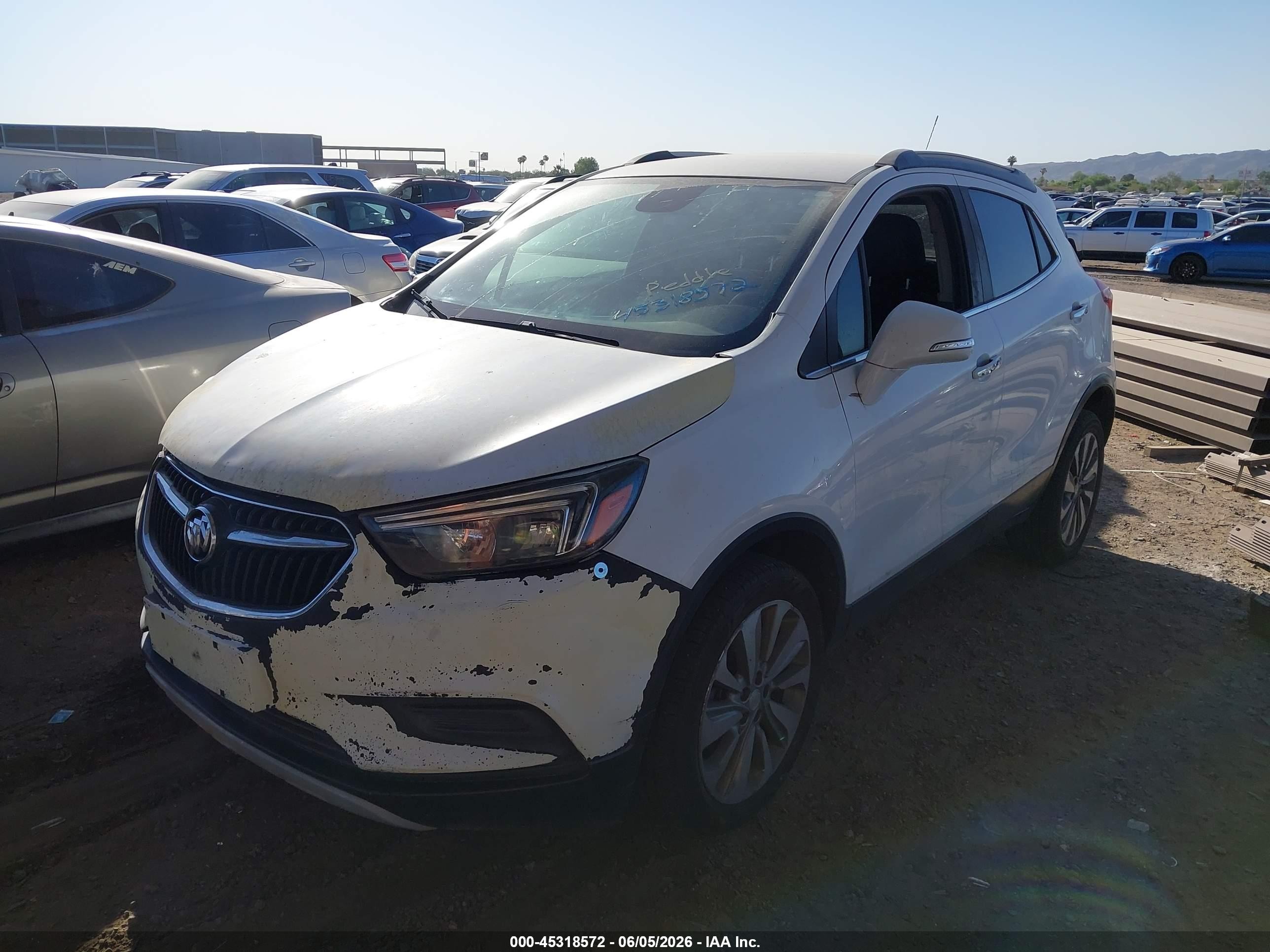 2018 Buick Encore Preferred White vin: KL4CJASB8JB690708