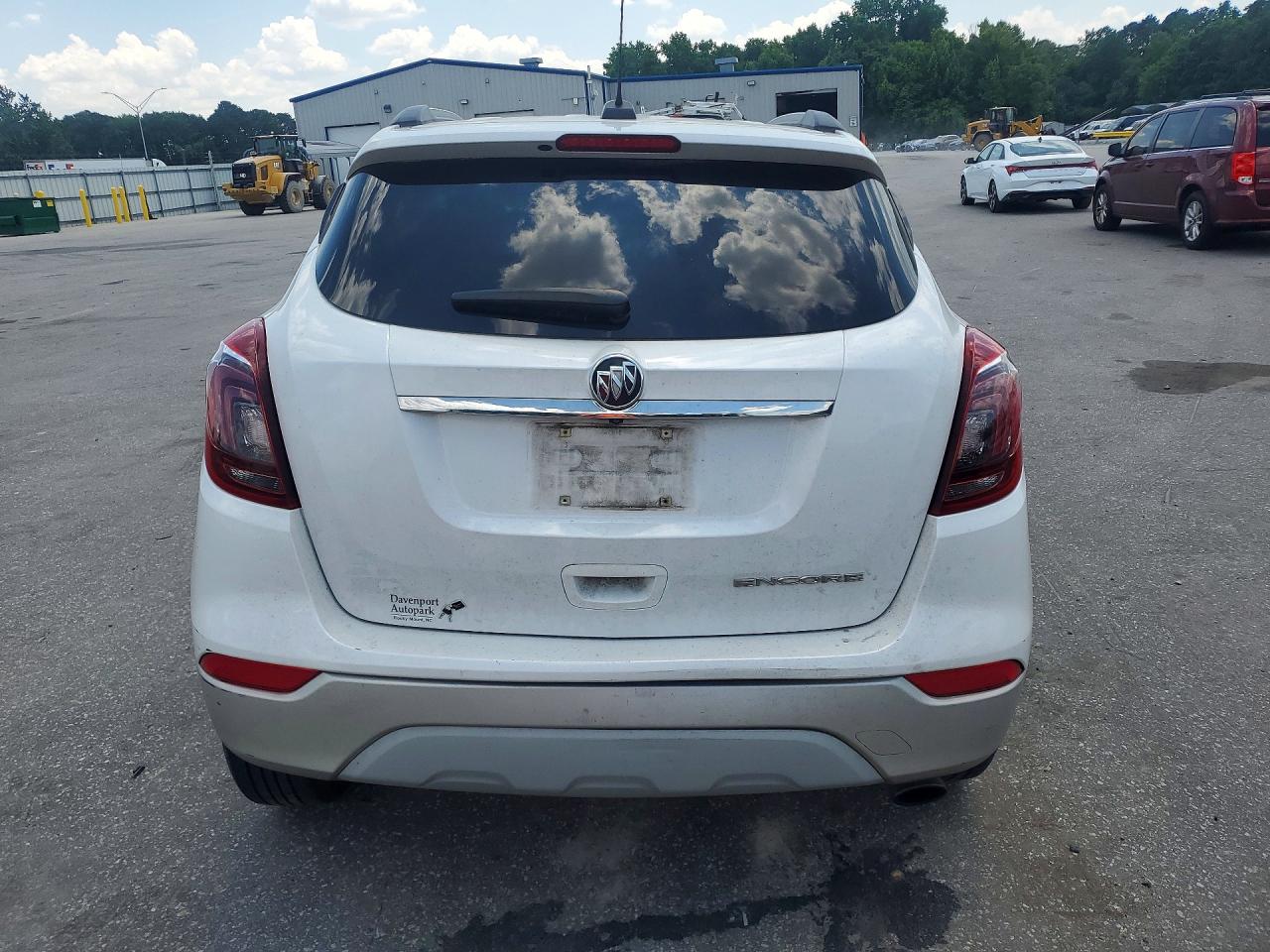 2019 Buick Encore Preferred White vin: KL4CJASB8KB708433