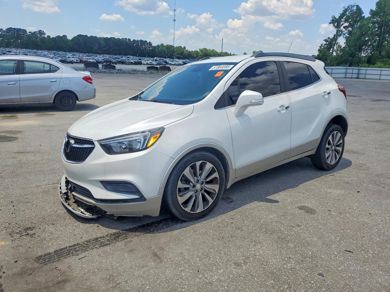 2019 Buick Encore Preferred White vin: KL4CJASB8KB708433