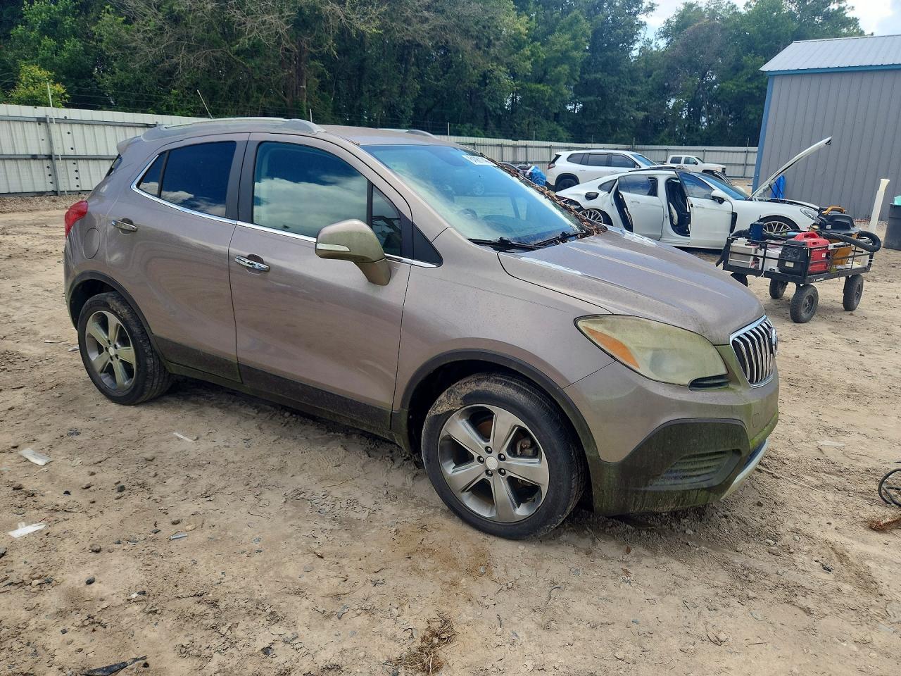 2014 Buick Encore Brown vin: KL4CJASB9EB782173