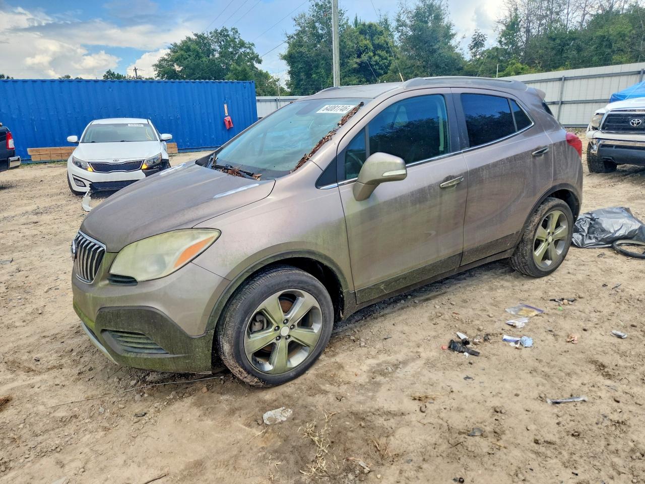2014 Buick Encore Brown vin: KL4CJASB9EB782173