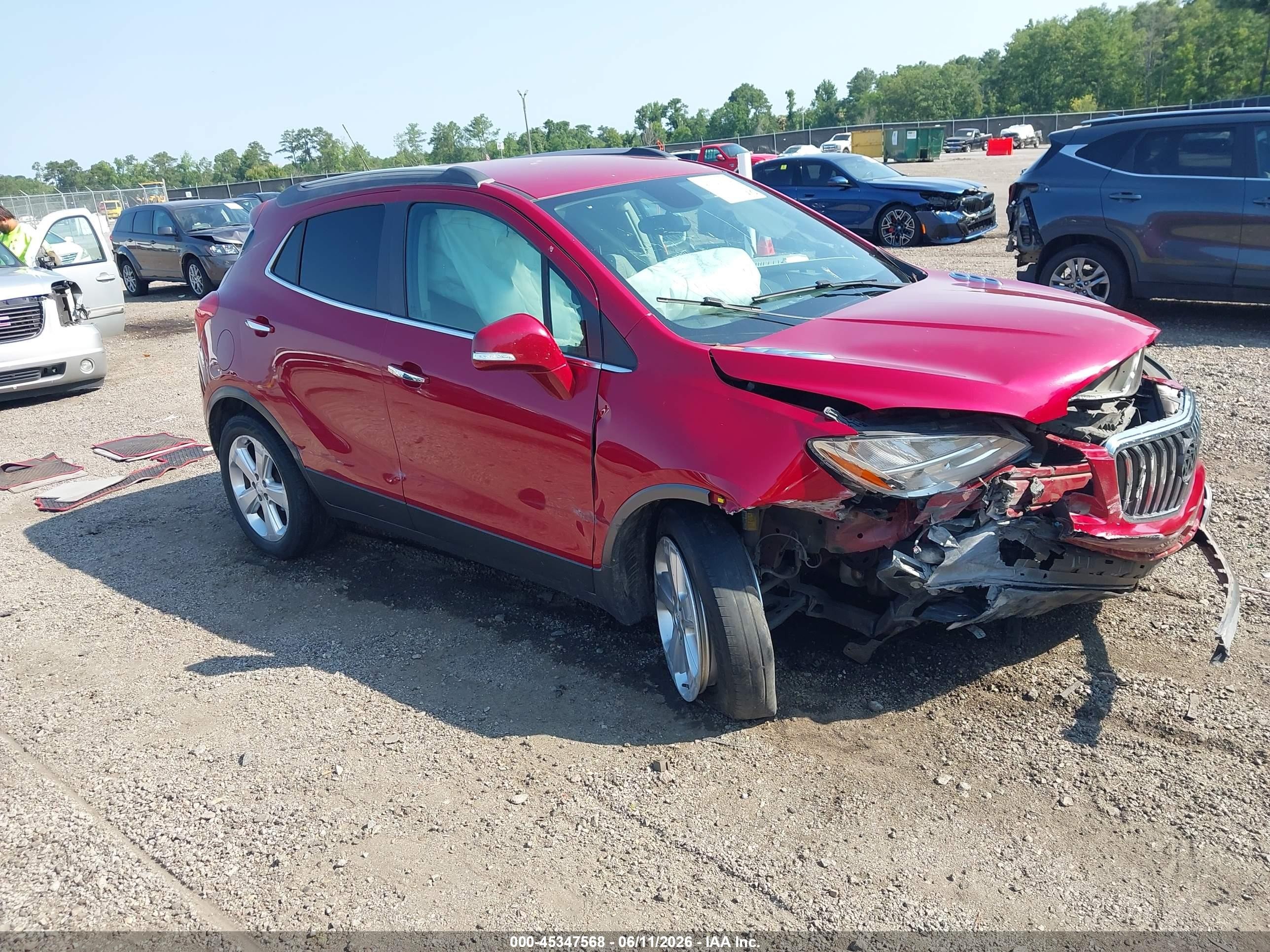 2015 Buick Encore Red vin: KL4CJASB9FB055844