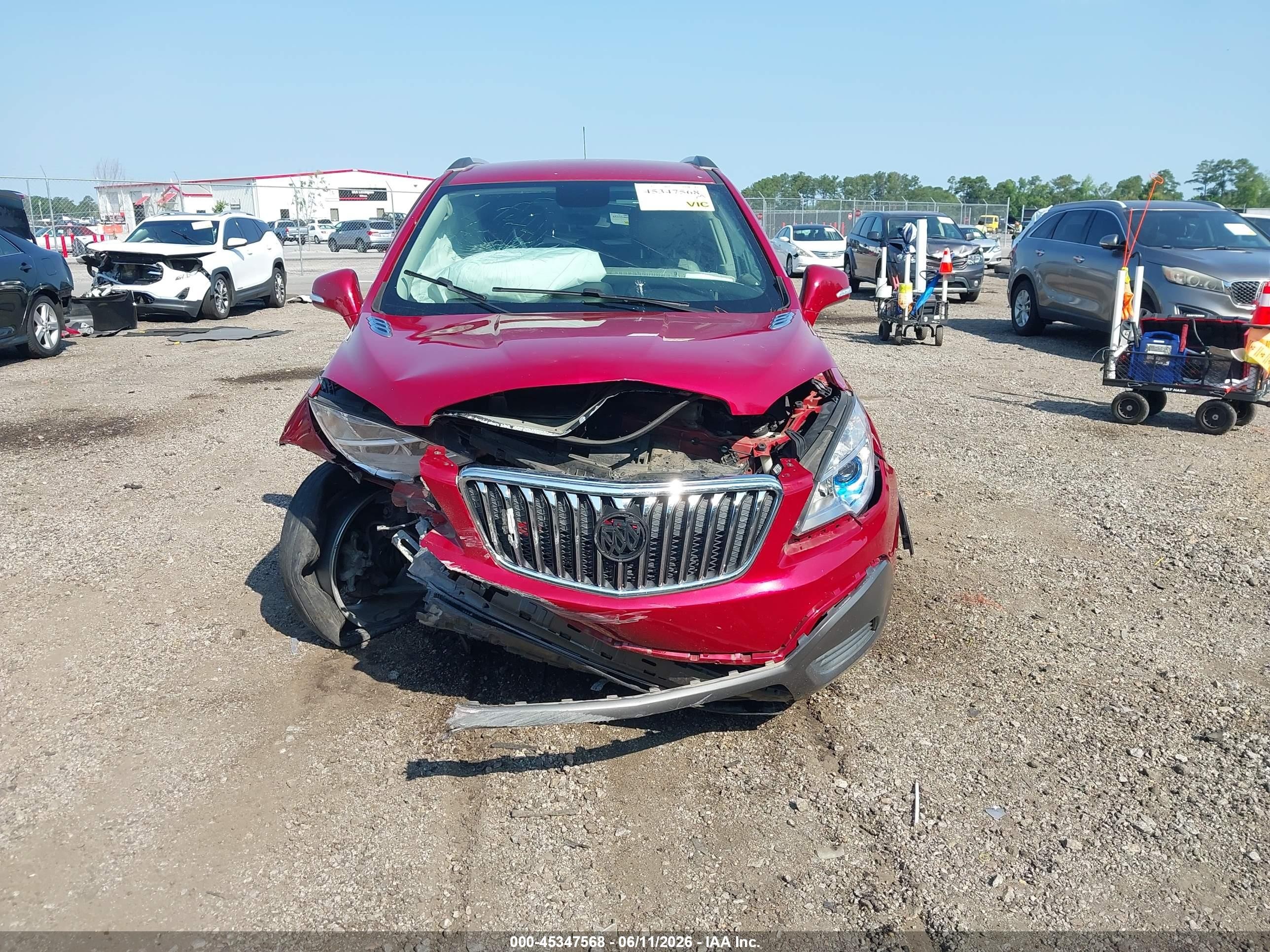 2015 Buick Encore   Red vin: KL4CJASB9FB055844
