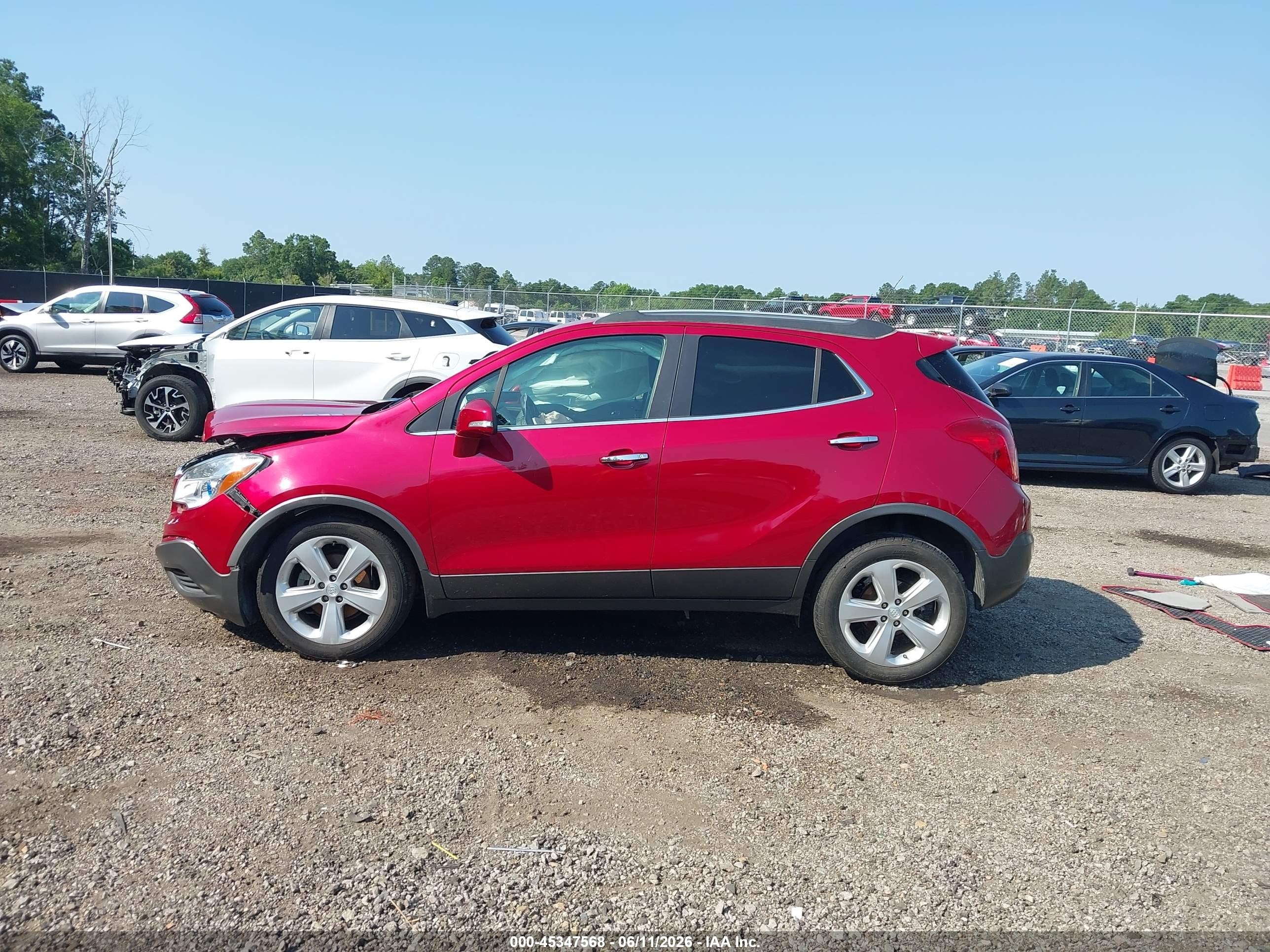 2015 Buick Encore   Red vin: KL4CJASB9FB055844
