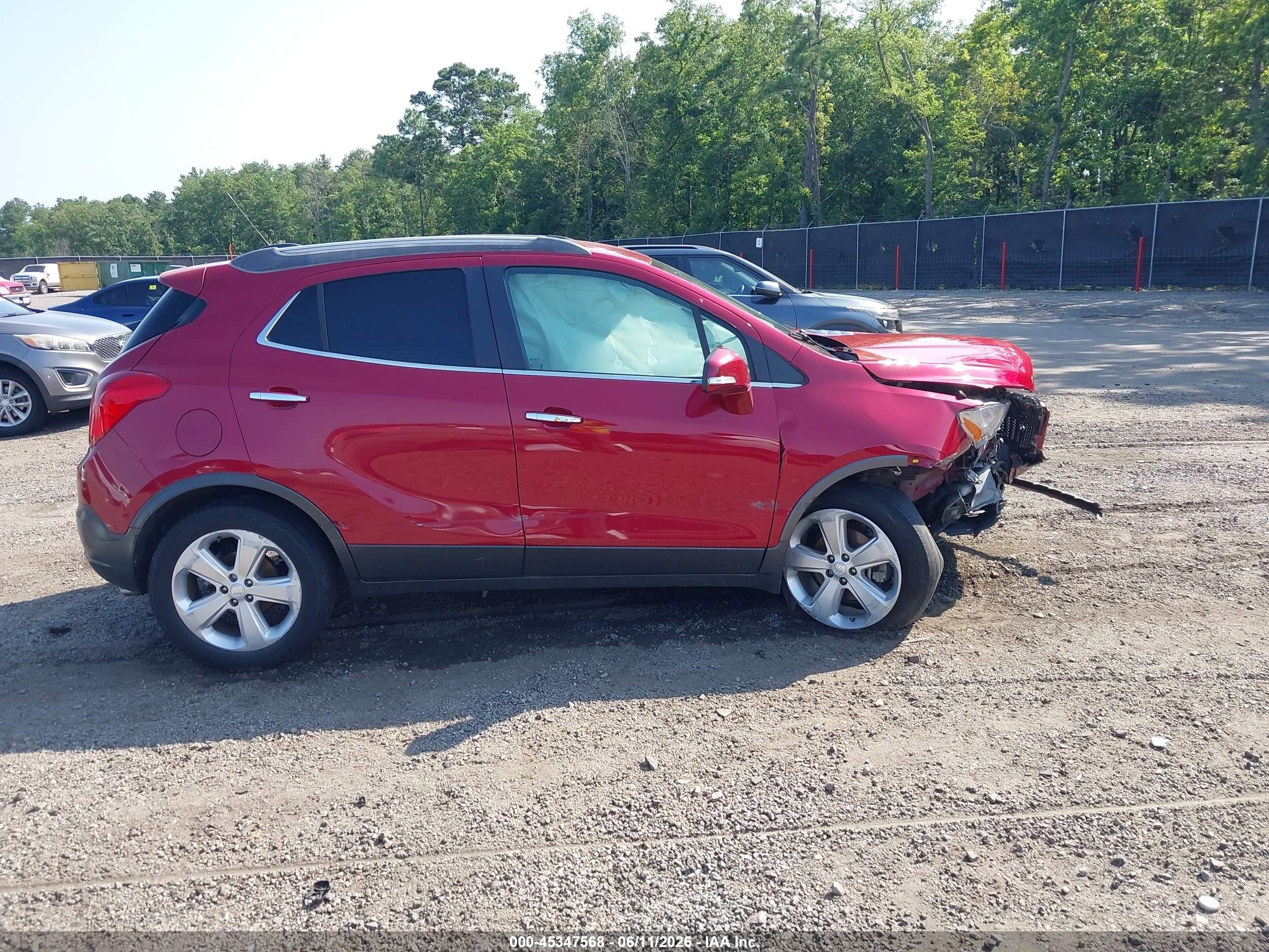 2015 Buick Encore   Red vin: KL4CJASB9FB055844