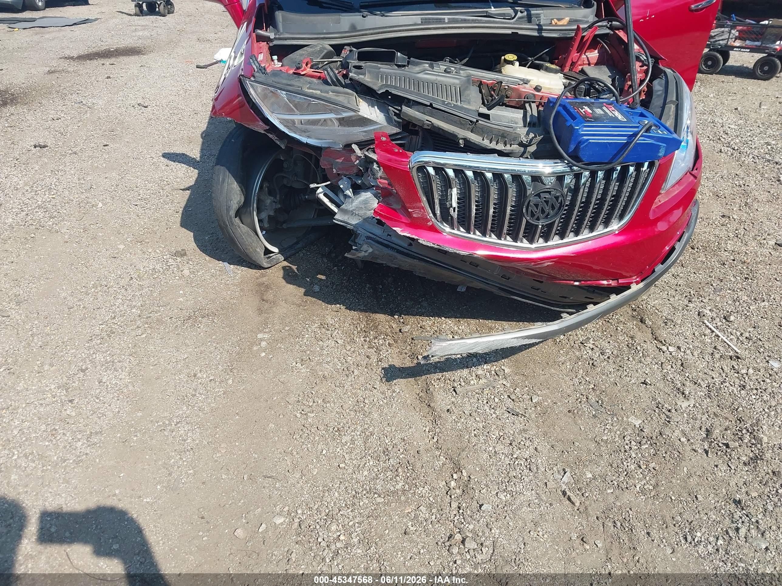 2015 Buick Encore   Red vin: KL4CJASB9FB055844
