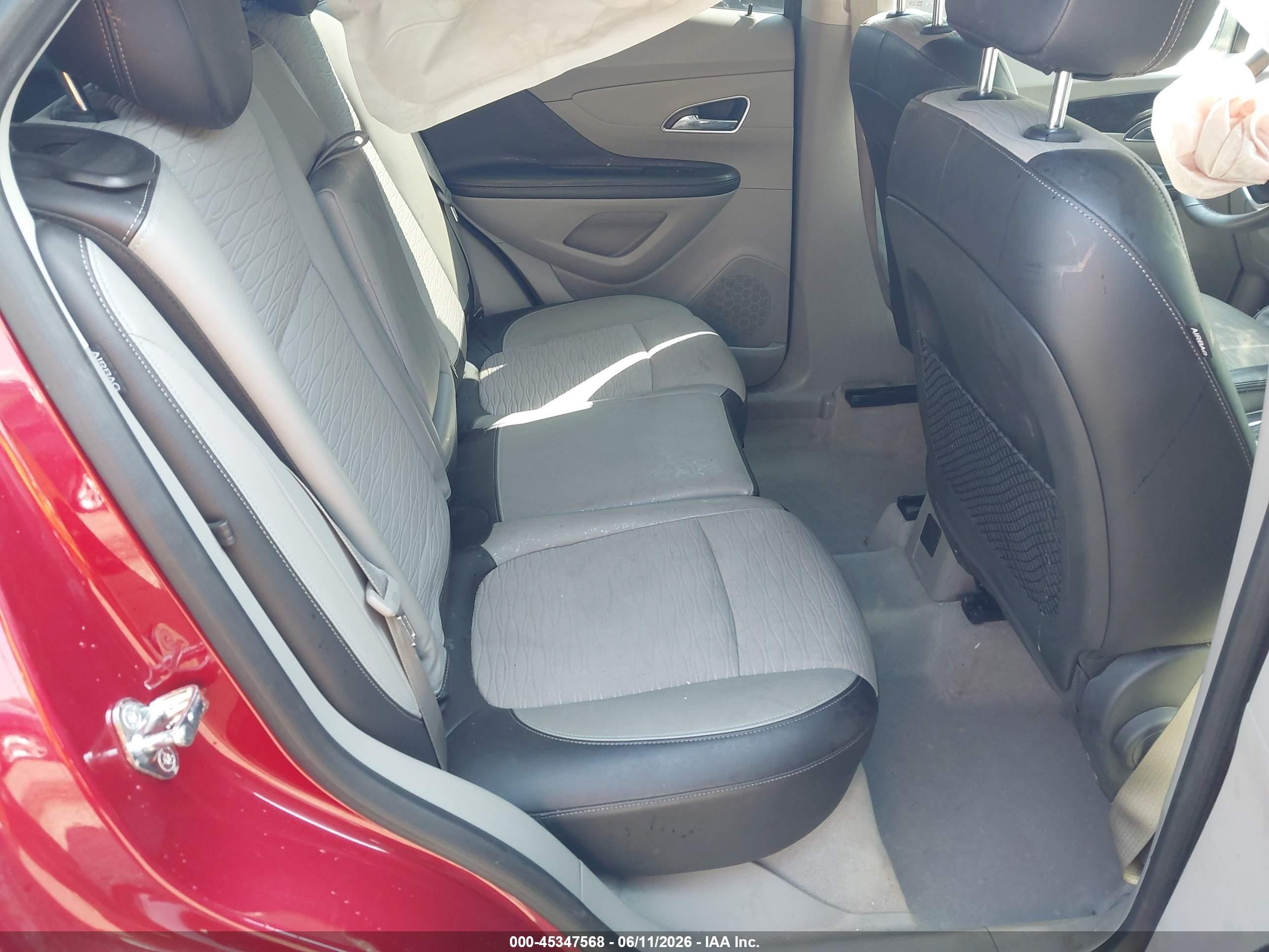 2015 Buick Encore   Red vin: KL4CJASB9FB055844