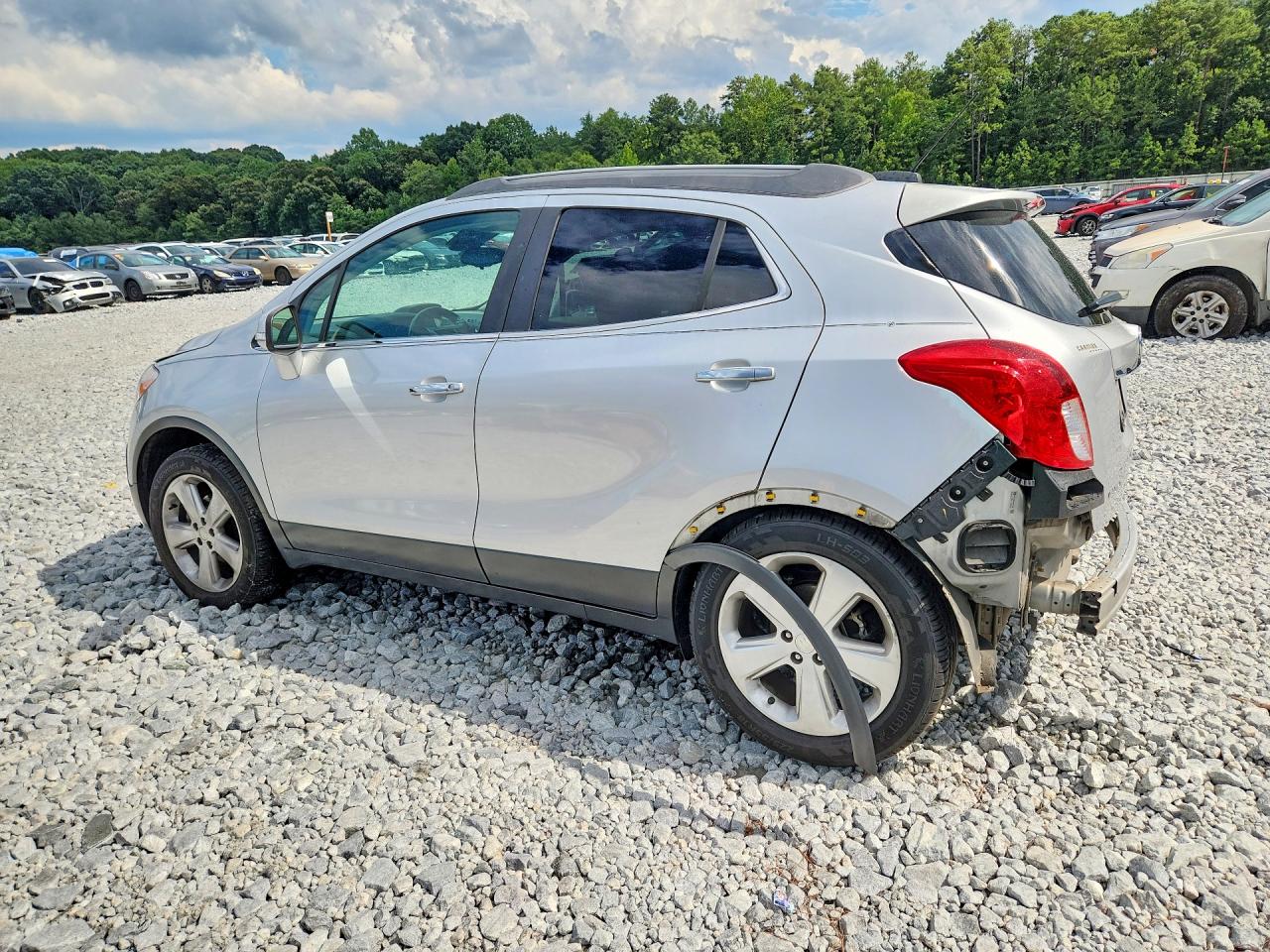 2015 Buick Encore Silver vin: KL4CJASB9FB076158