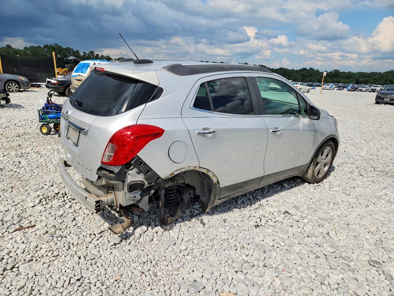 2015 Buick Encore Silver vin: KL4CJASB9FB076158