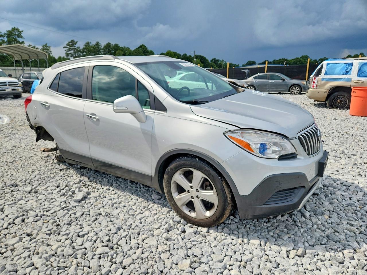 2015 Buick Encore Silver vin: KL4CJASB9FB076158