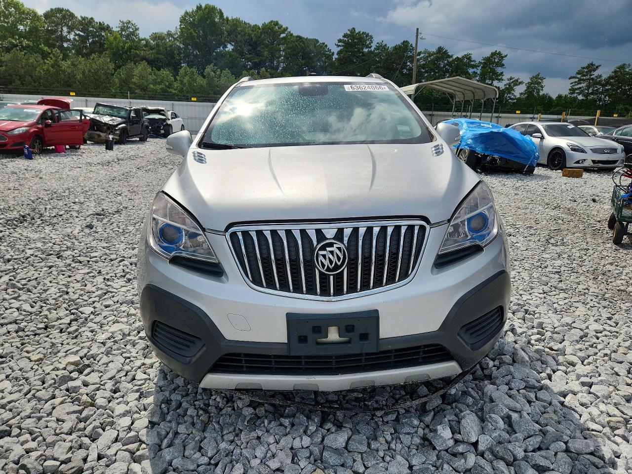 2015 Buick Encore Silver vin: KL4CJASB9FB076158