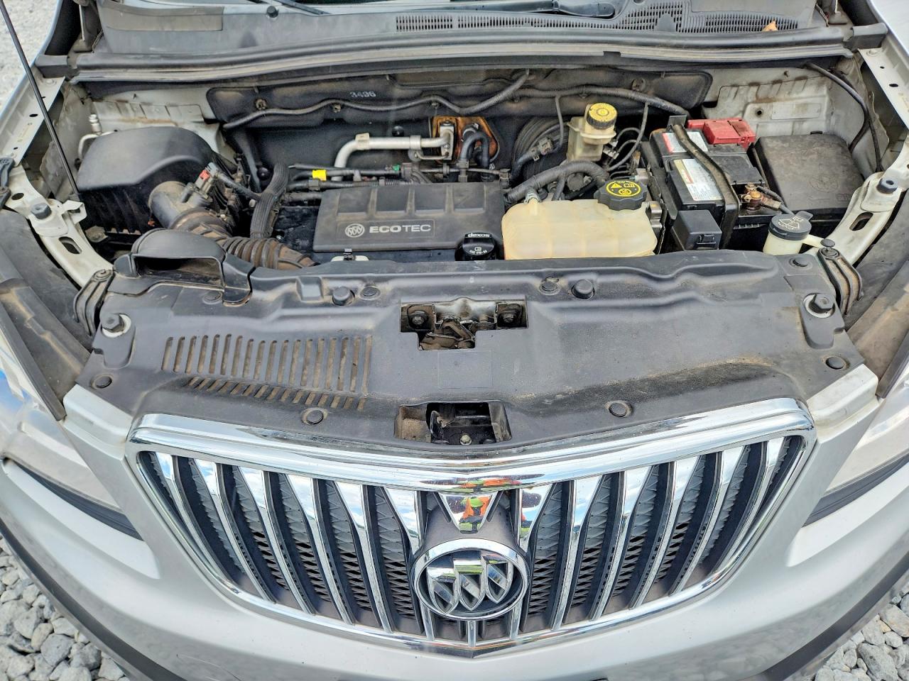 2015 Buick Encore Silver vin: KL4CJASB9FB076158