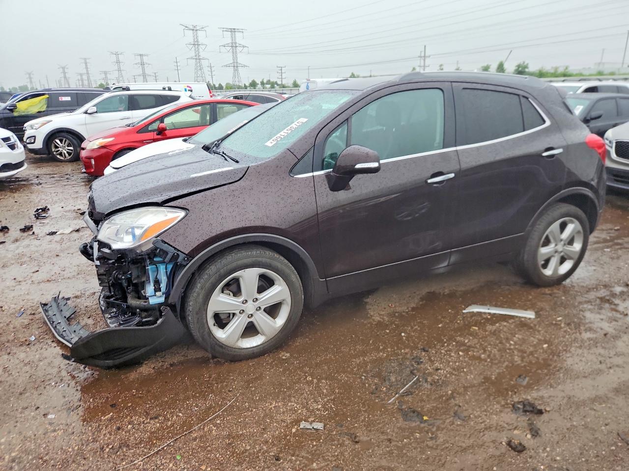 2015 Buick Encore Brown vin: KL4CJASB9FB163980