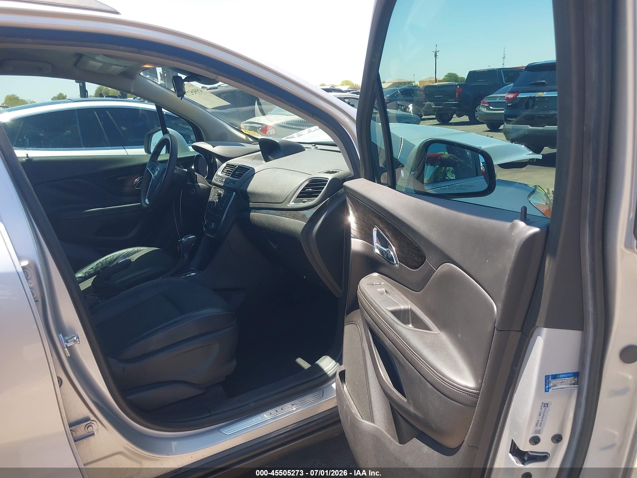 2015 Buick Encore   Silver vin: KL4CJASB9FB218296