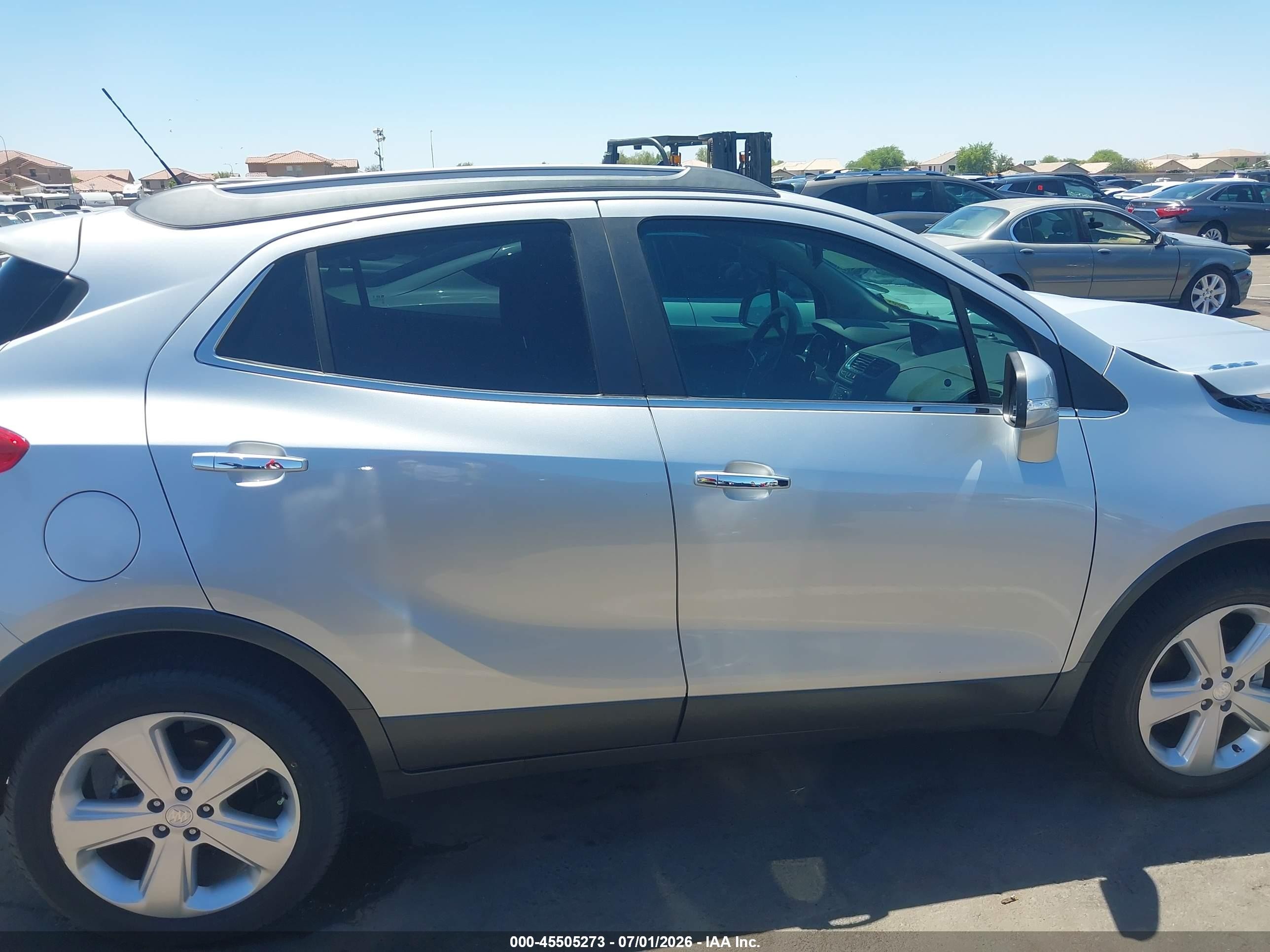 2015 Buick Encore   Silver vin: KL4CJASB9FB218296