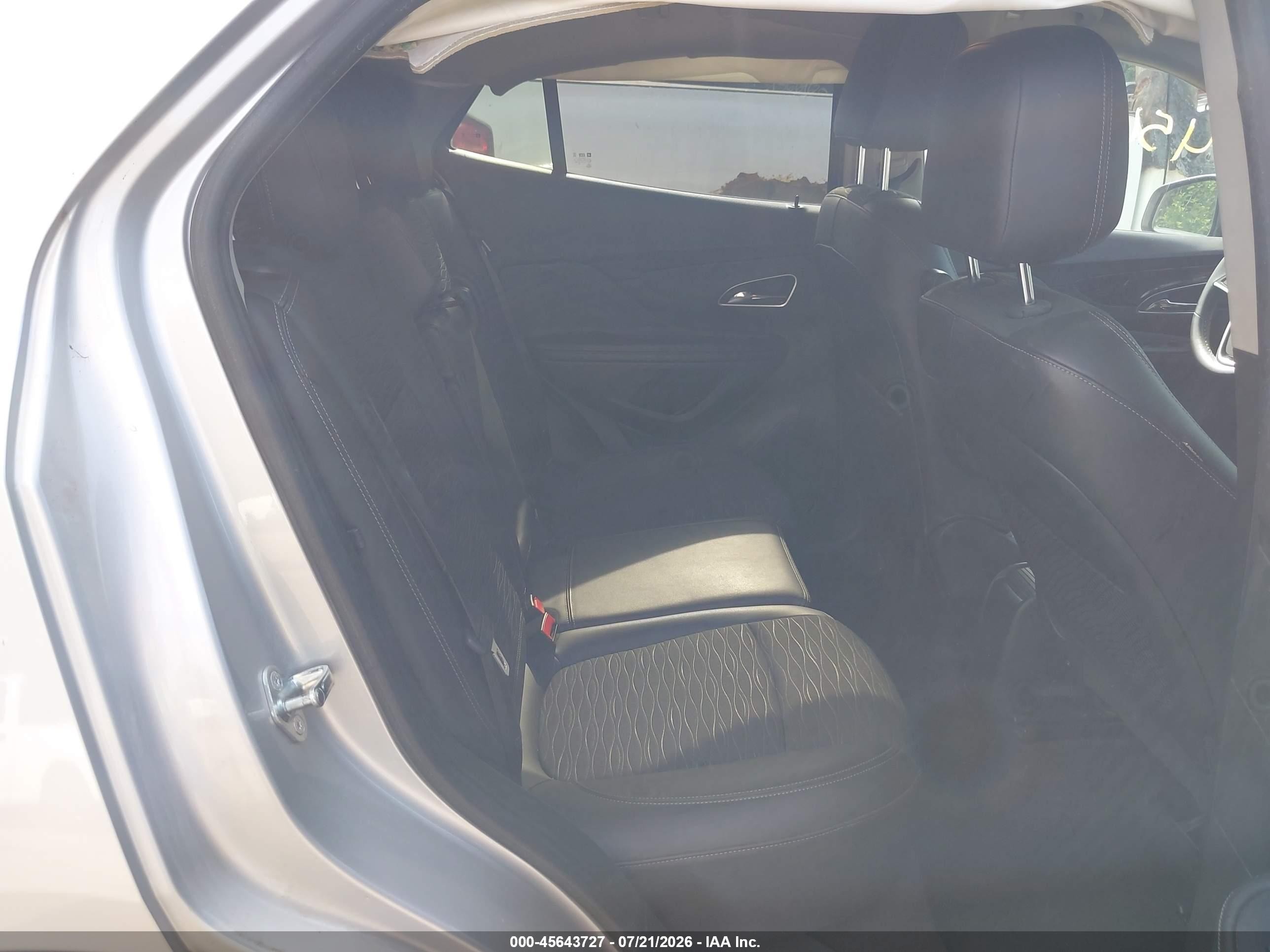 2015 Buick Encore   Silver vin: KL4CJASB9FB223160
