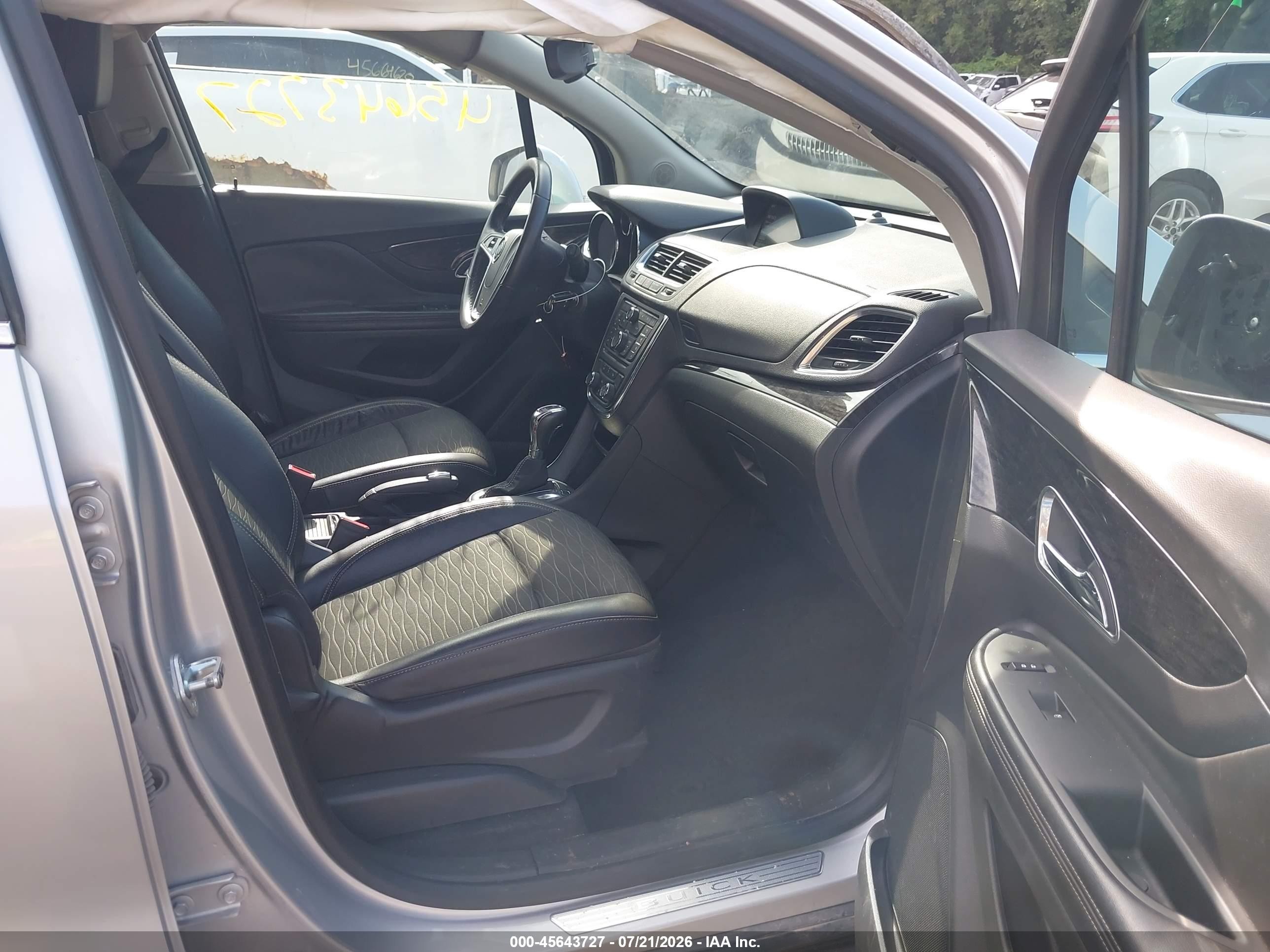 2015 Buick Encore   Silver vin: KL4CJASB9FB223160