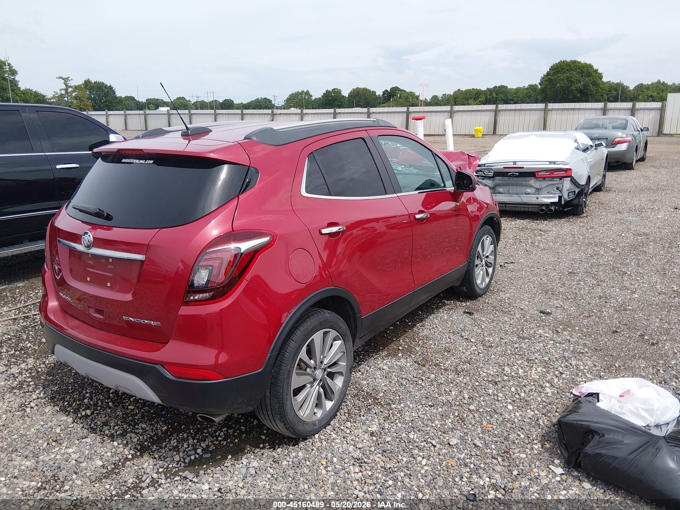 2018 Buick Encore Preferred Burgundy vin: KL4CJASB9JB705619