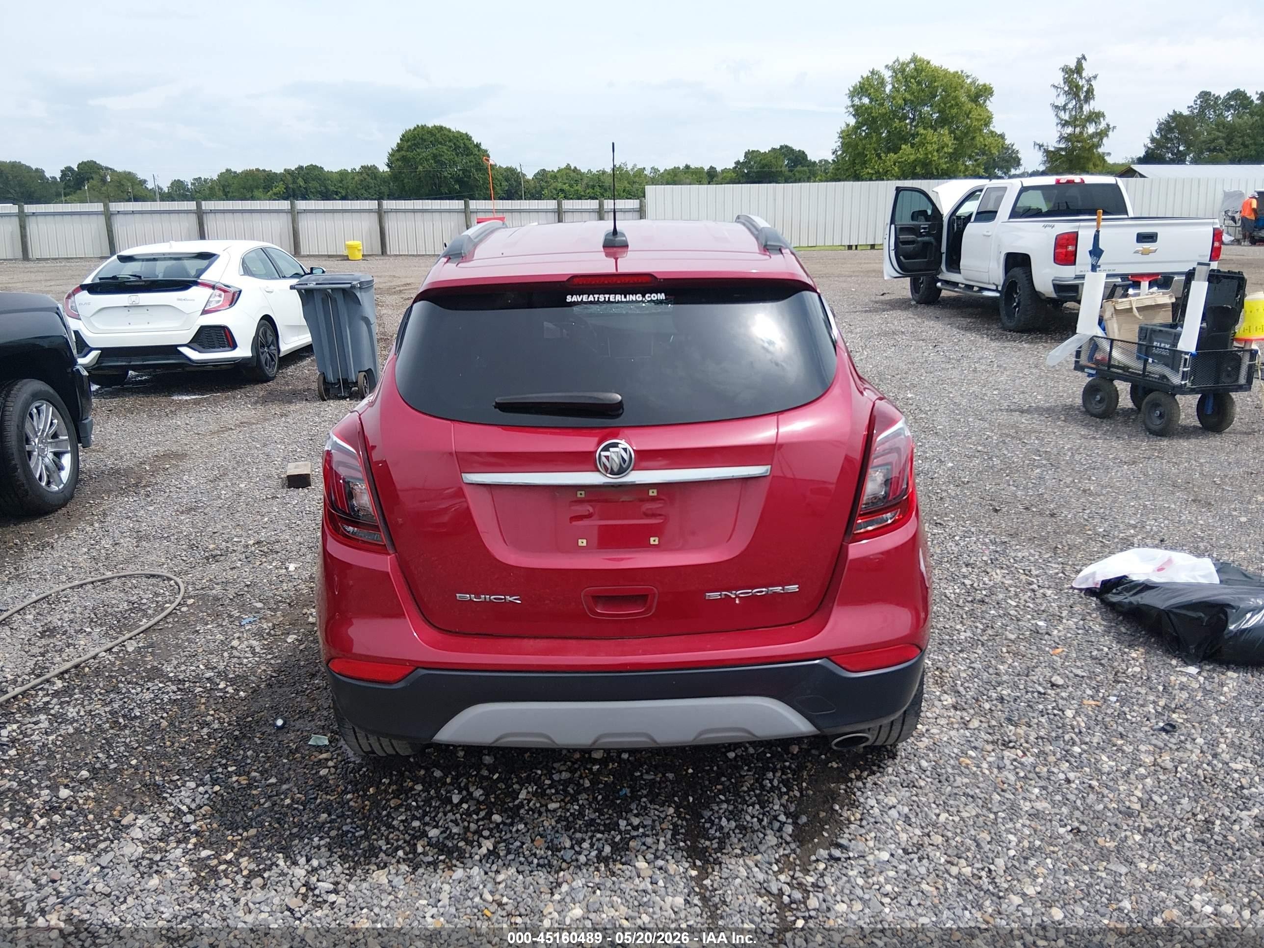 2018 Buick Encore Preferred Burgundy vin: KL4CJASB9JB705619