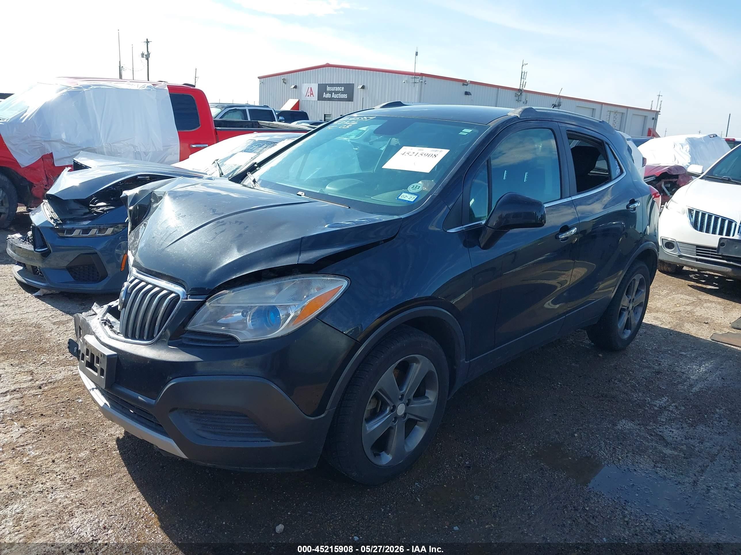 2013 Buick Encore Black vin: KL4CJASBXDB201150