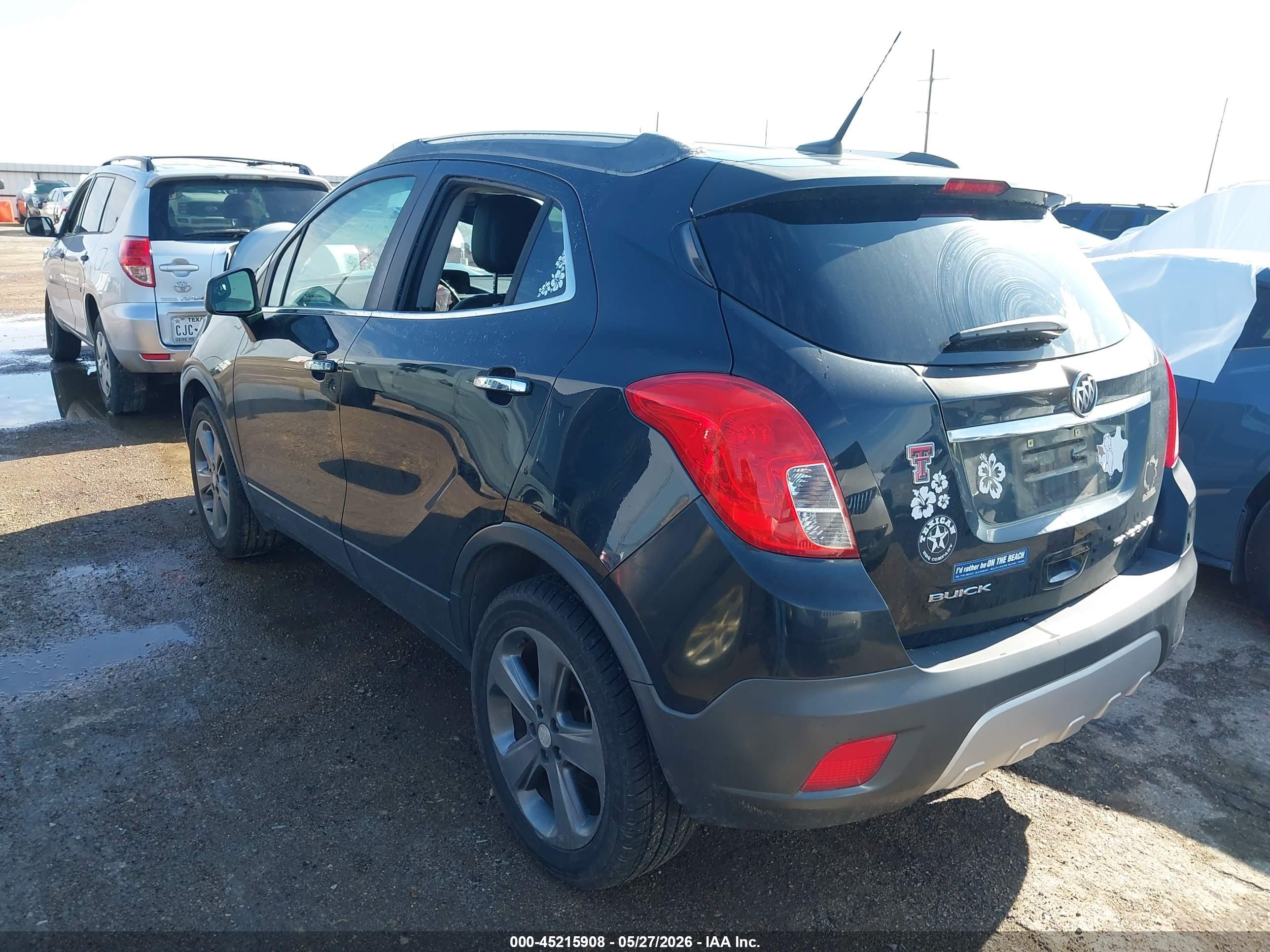 2013 Buick Encore Black vin: KL4CJASBXDB201150
