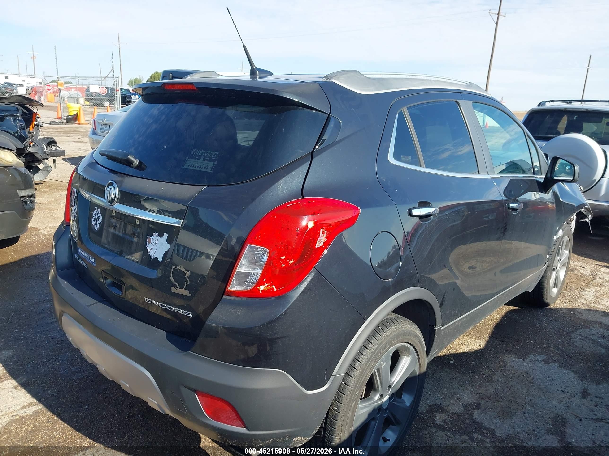 2013 Buick Encore Black vin: KL4CJASBXDB201150