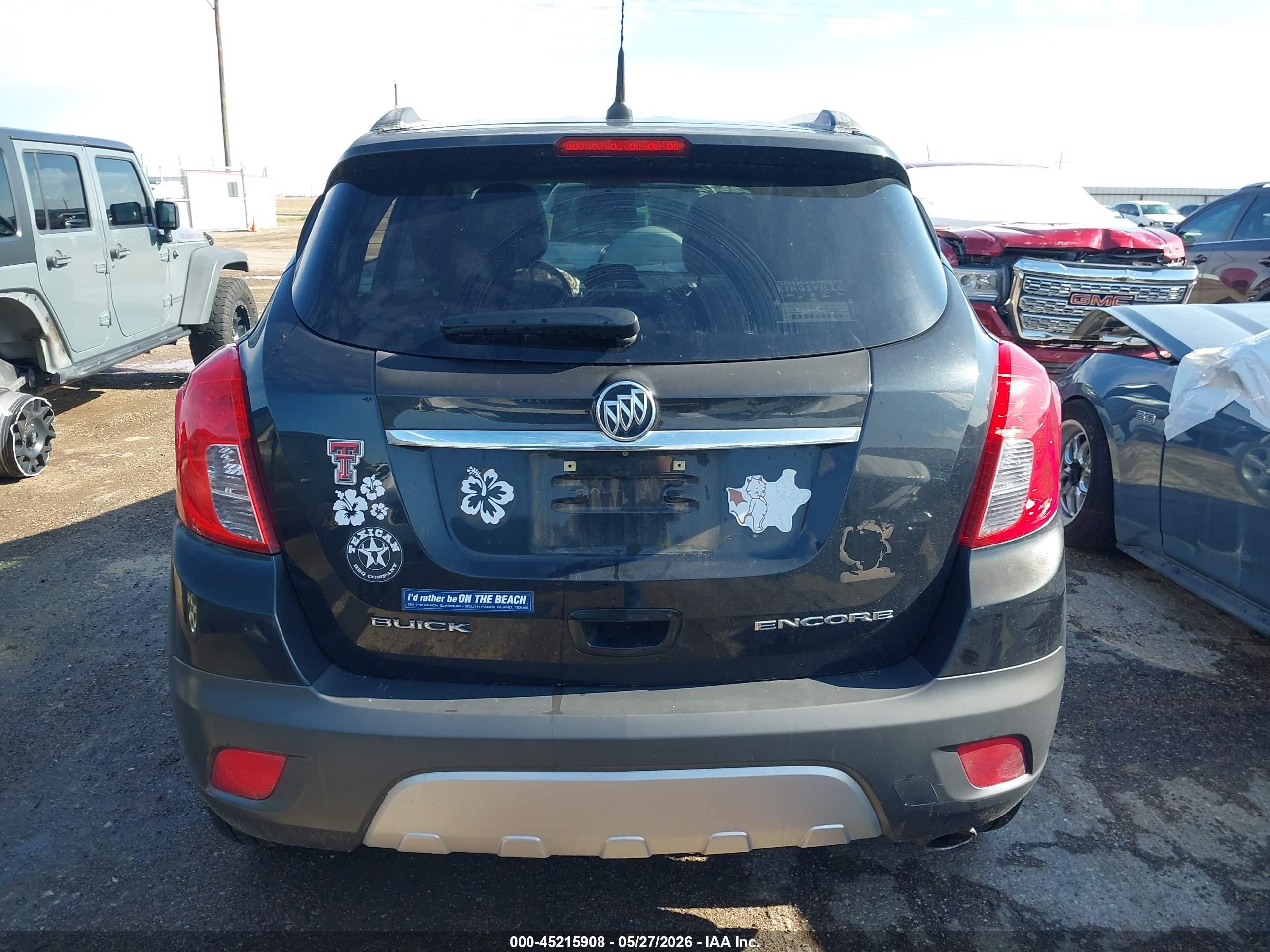 2013 Buick Encore Black vin: KL4CJASBXDB201150