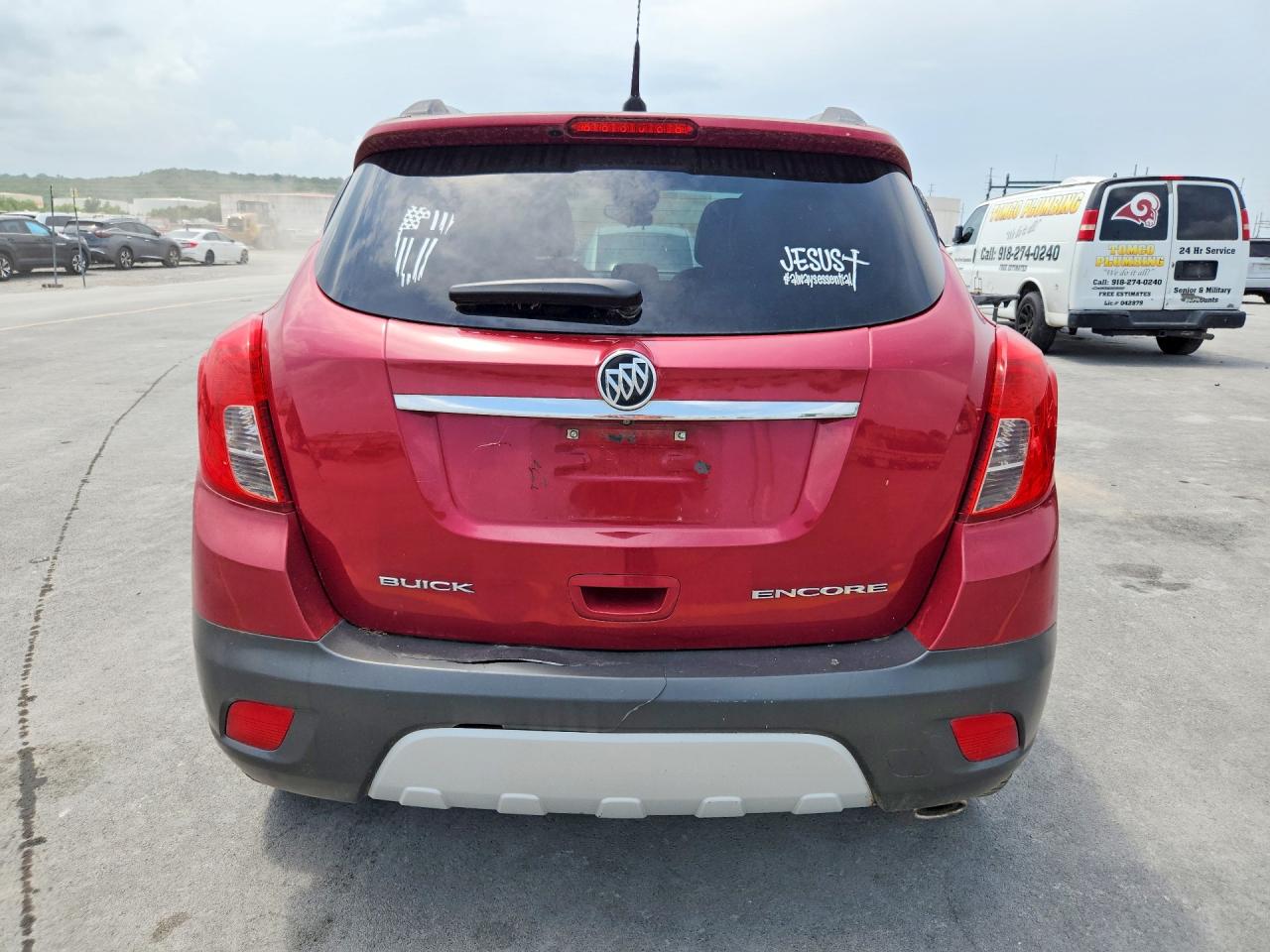 2014 Buick Encore Красный vin: KL4CJASBXEB555753