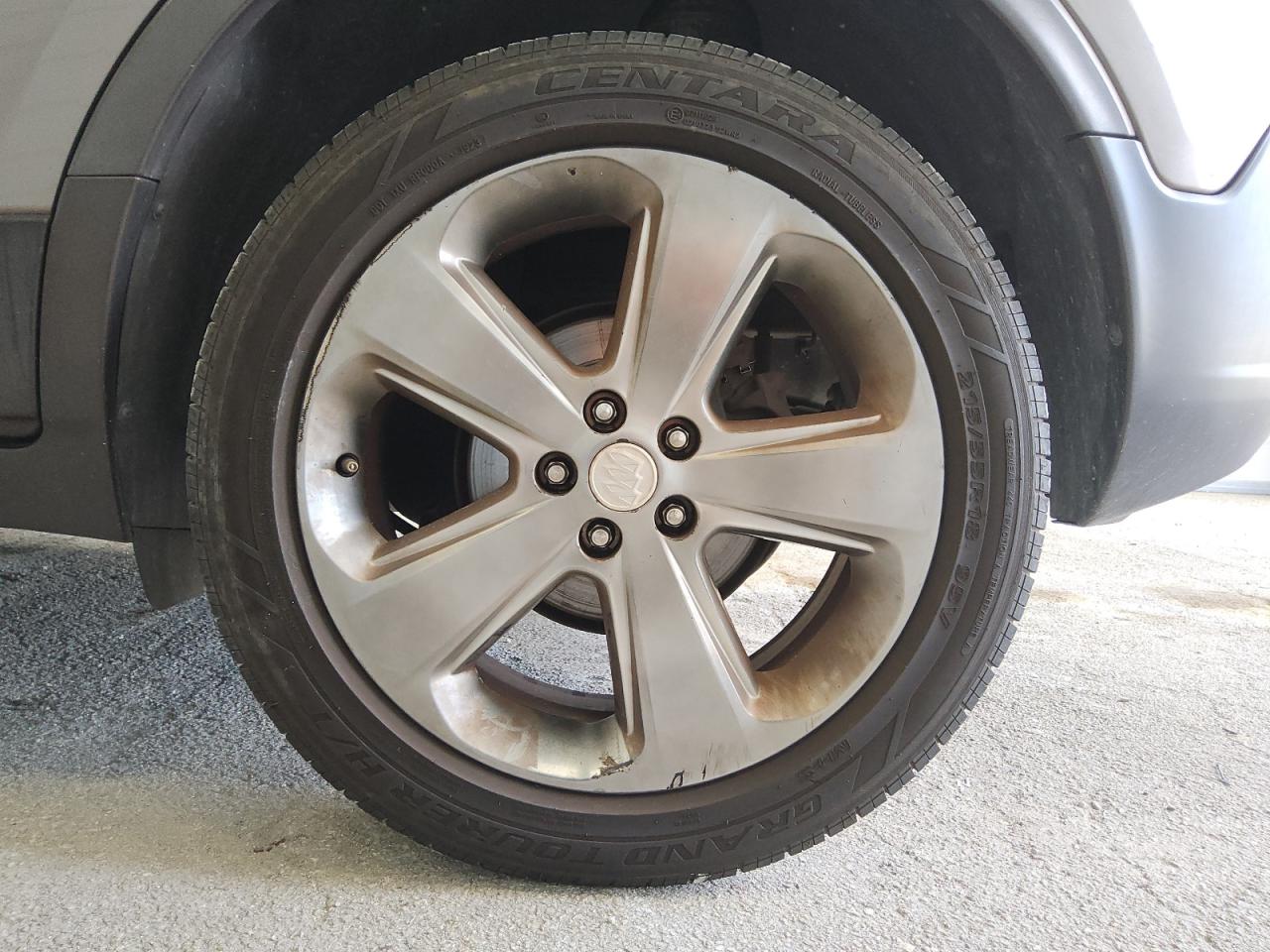 2014 Buick Encore Tan vin: KL4CJASBXEB641936 Damage: Right Front Wheel, Curb Rash, 7 To 8 Inches