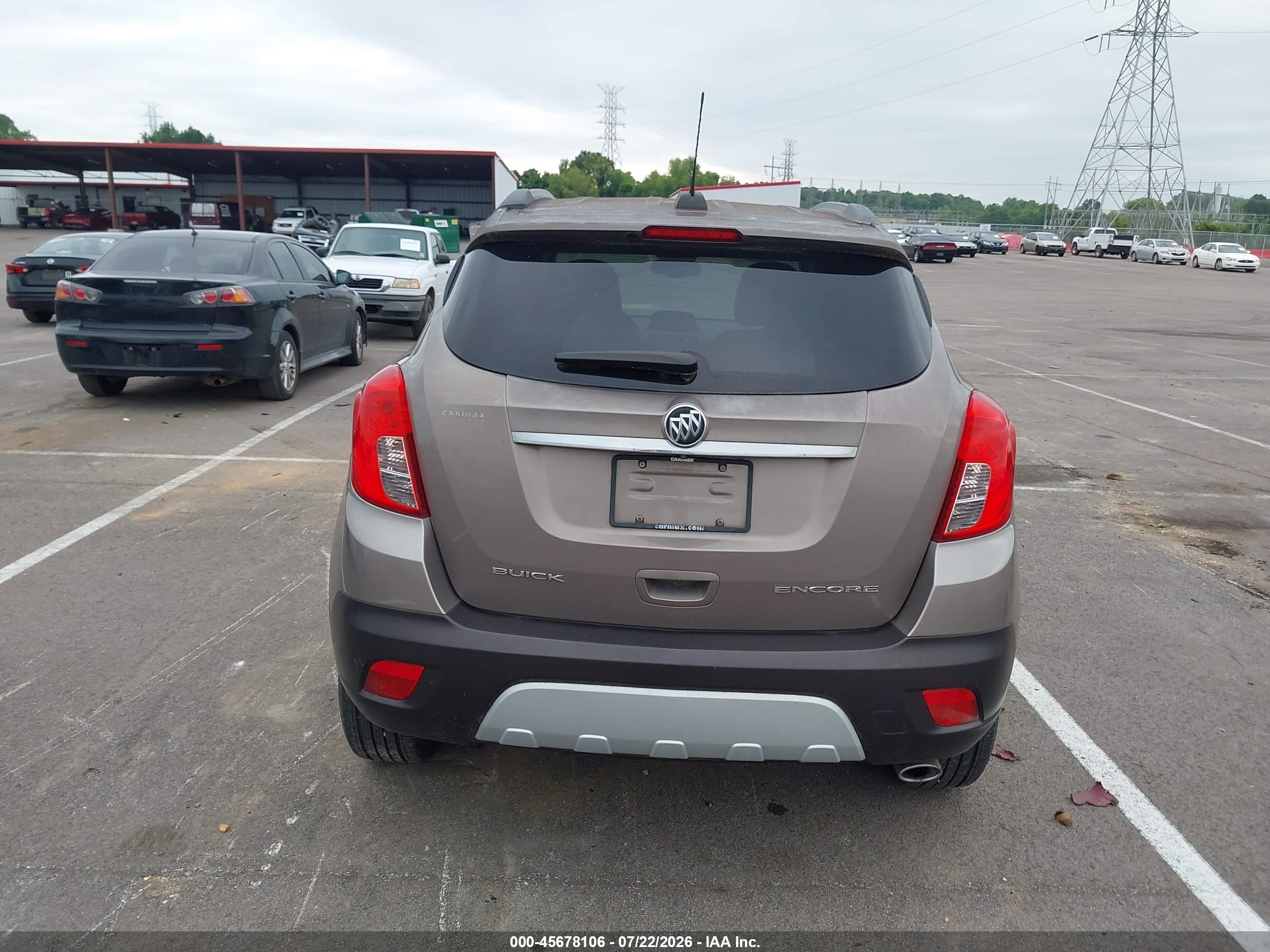 2015 Buick Encore   Brown vin: KL4CJASBXFB155306