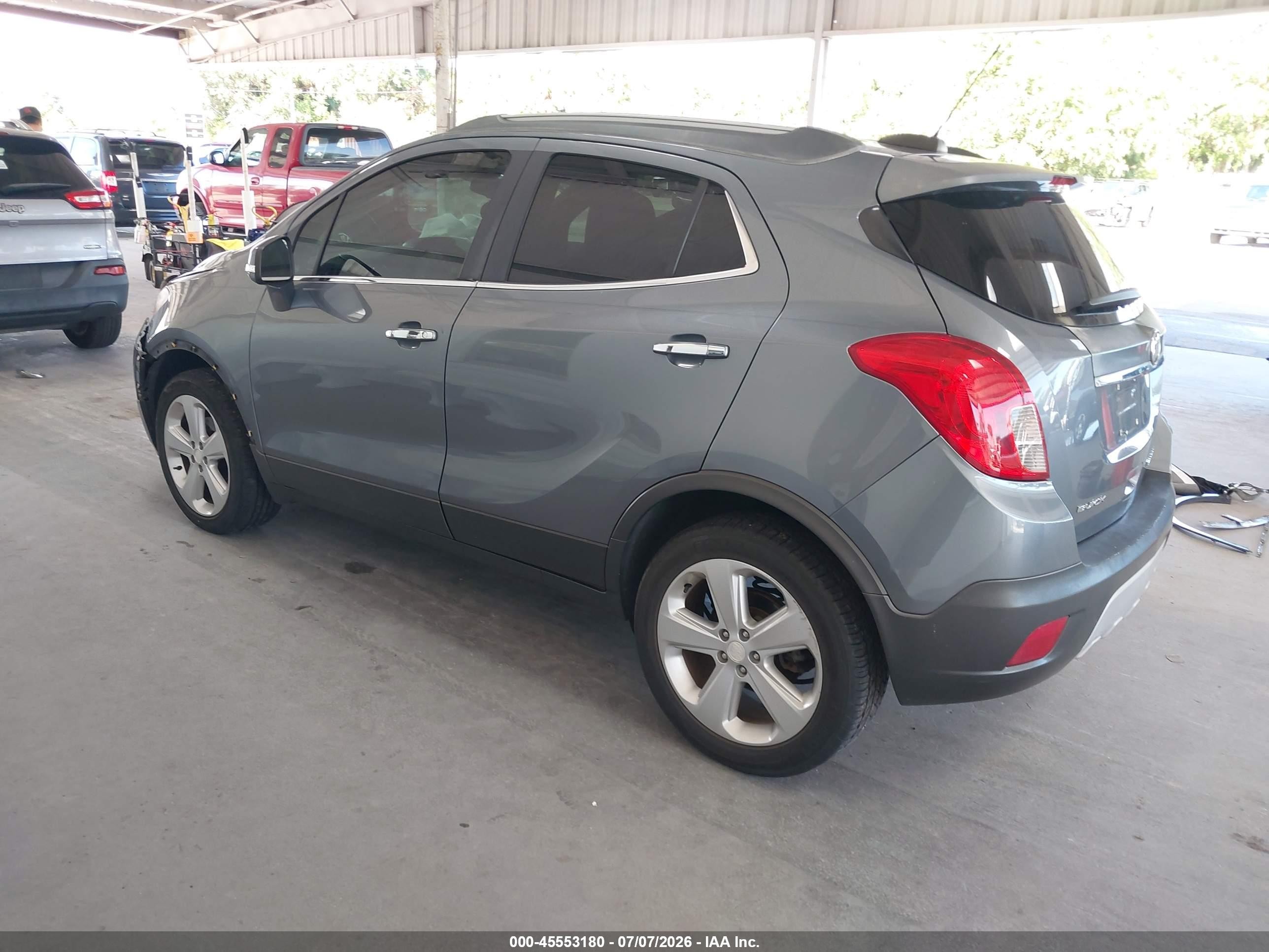 2015 Buick Encore Gray vin: KL4CJASBXFB183719