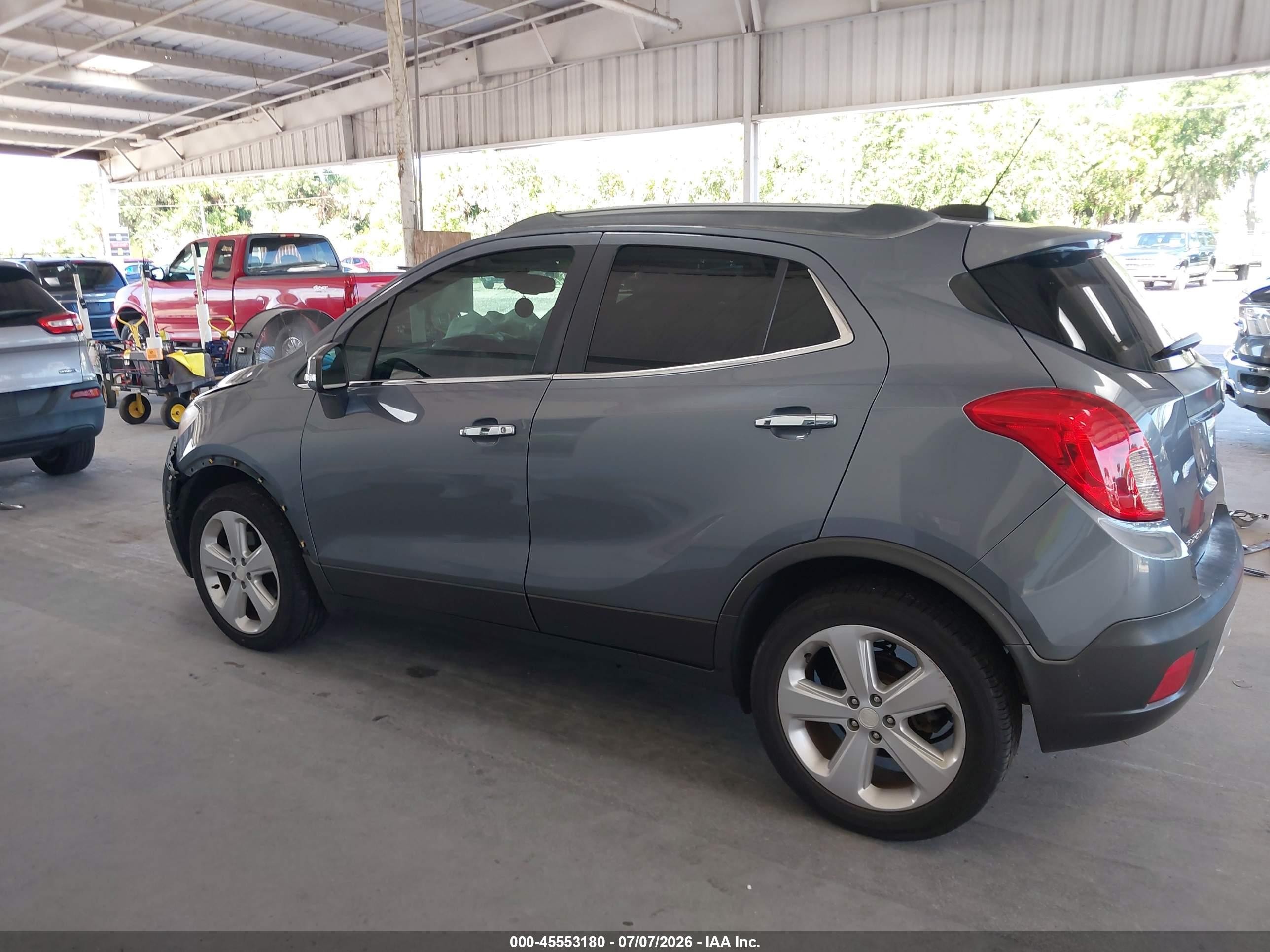 2015 Buick Encore Gray vin: KL4CJASBXFB183719