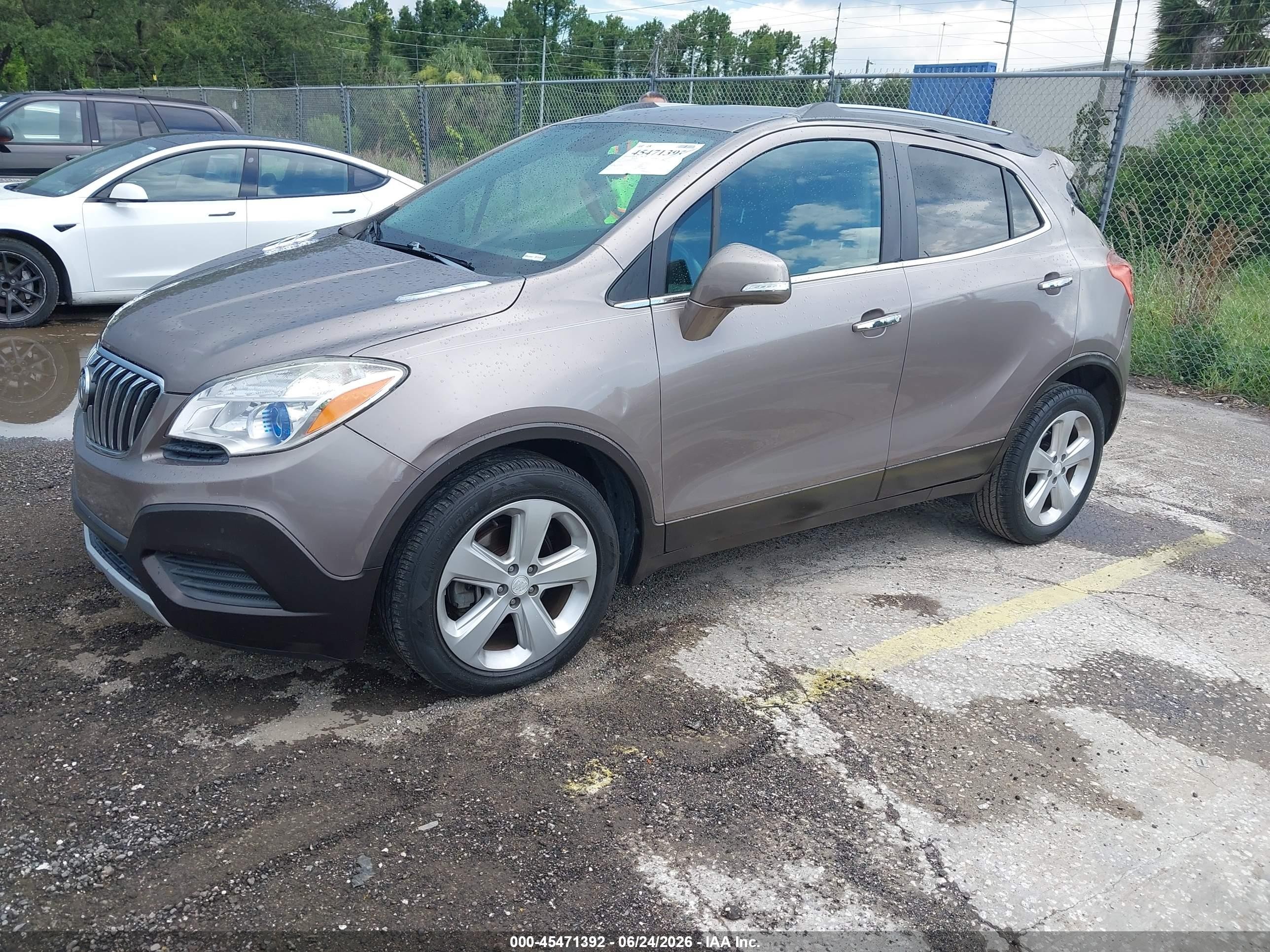 2015 Buick Encore   Коричневый vin: KL4CJASBXFB205685