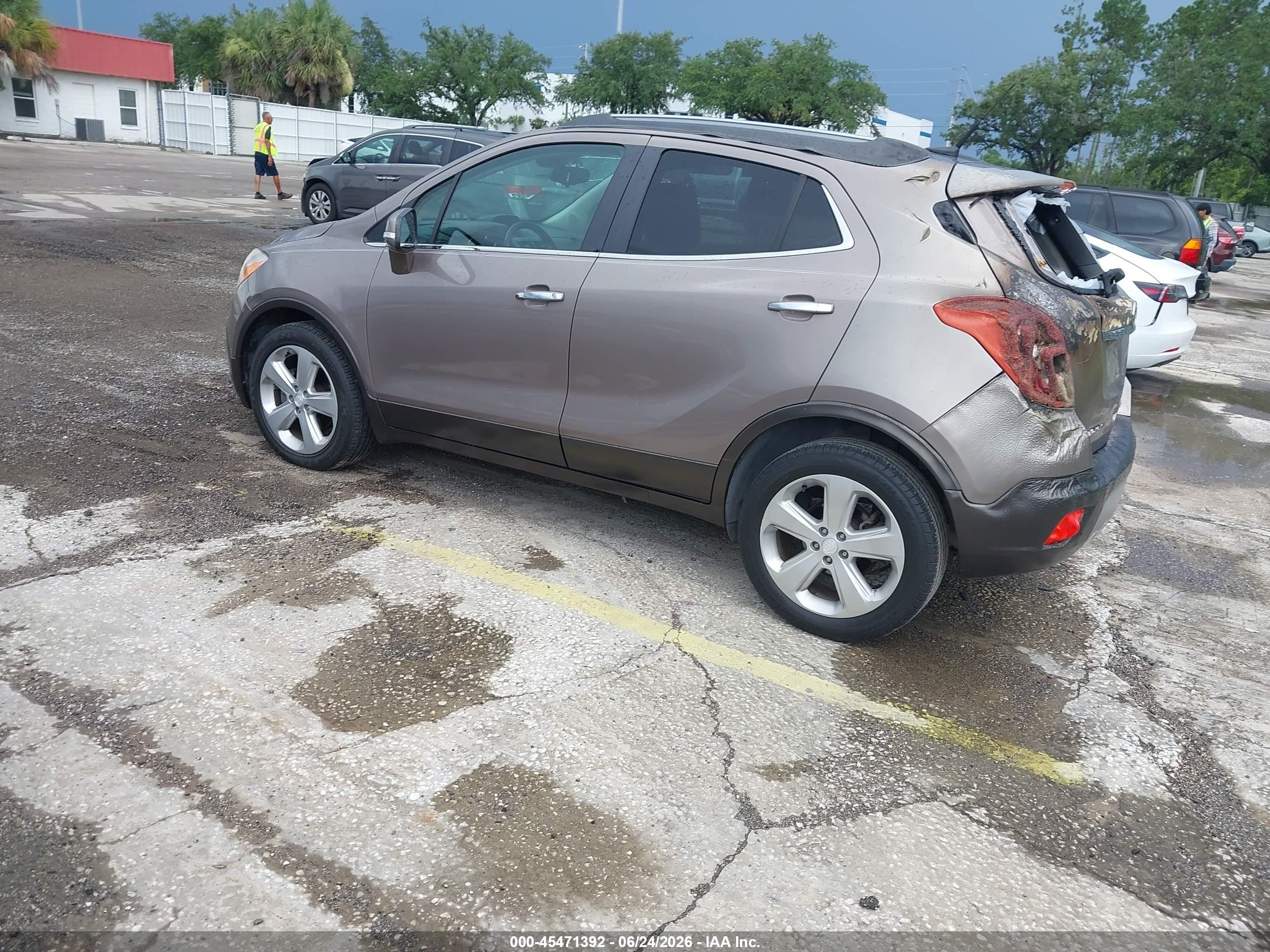 2015 Buick Encore   Коричневый vin: KL4CJASBXFB205685