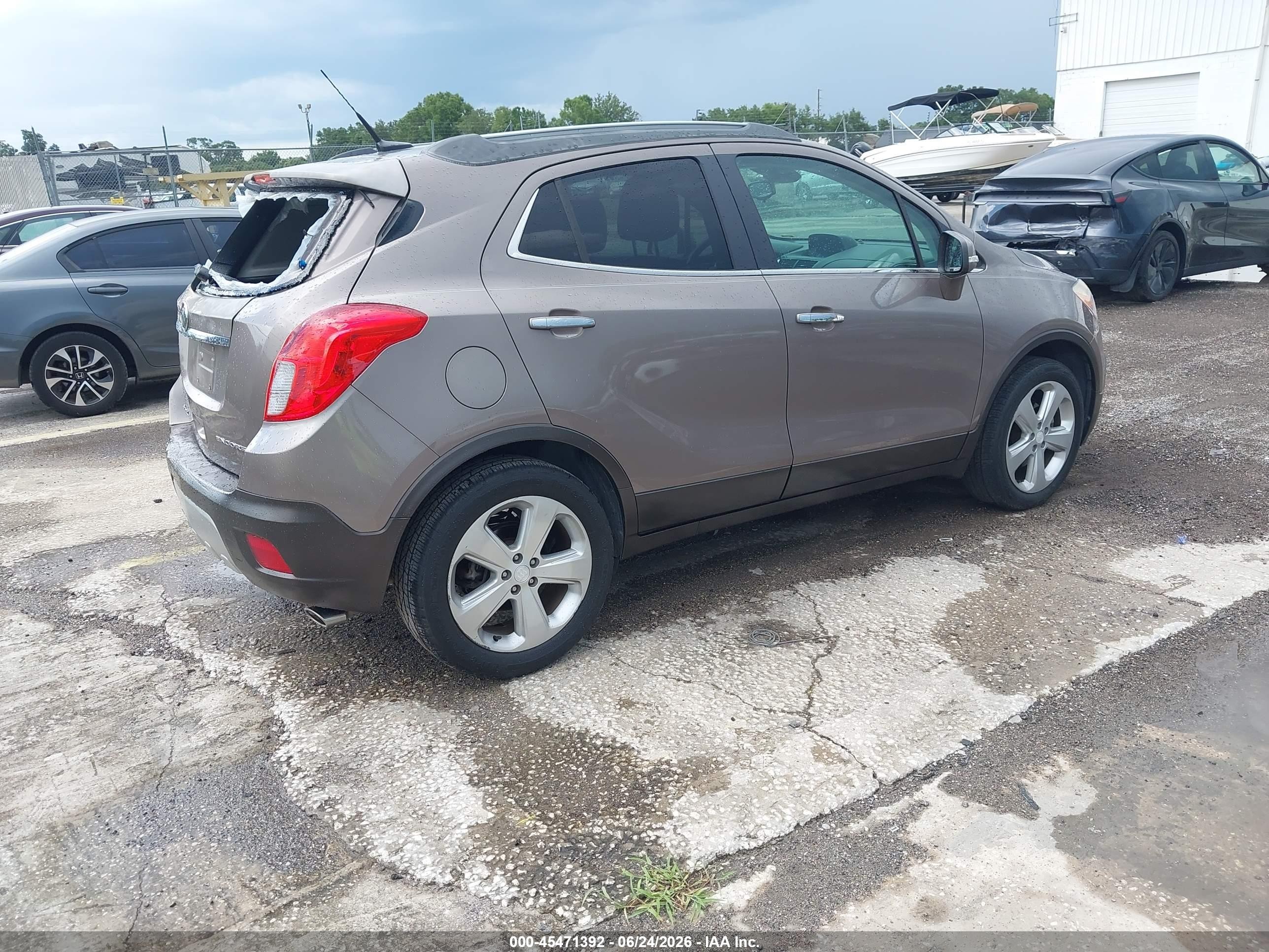 2015 Buick Encore   Коричневый vin: KL4CJASBXFB205685