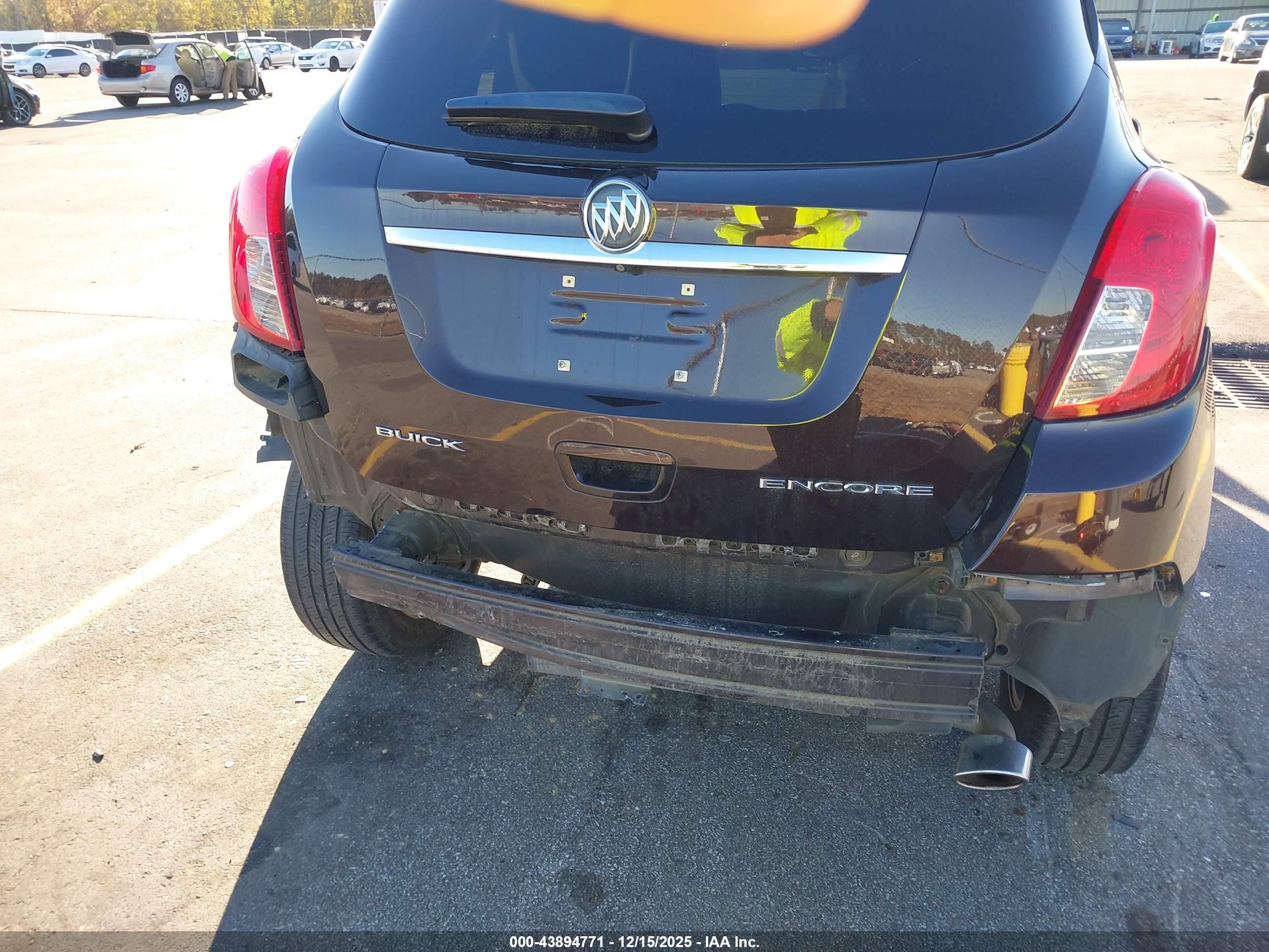 2015 Buick Encore   Champagne vin: KL4CJASBXFB242235
