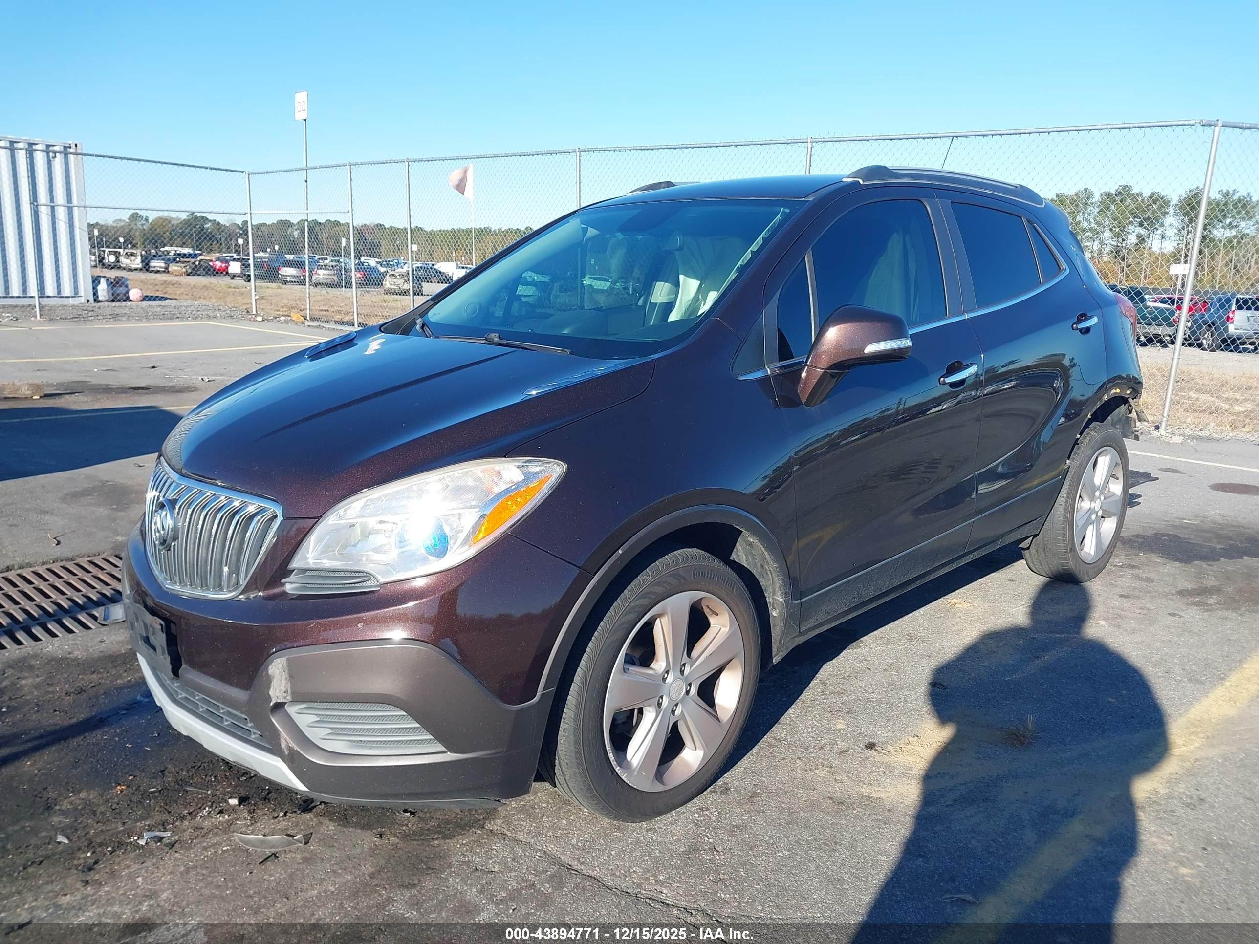 2015 Buick Encore   Champagne vin: KL4CJASBXFB242235
