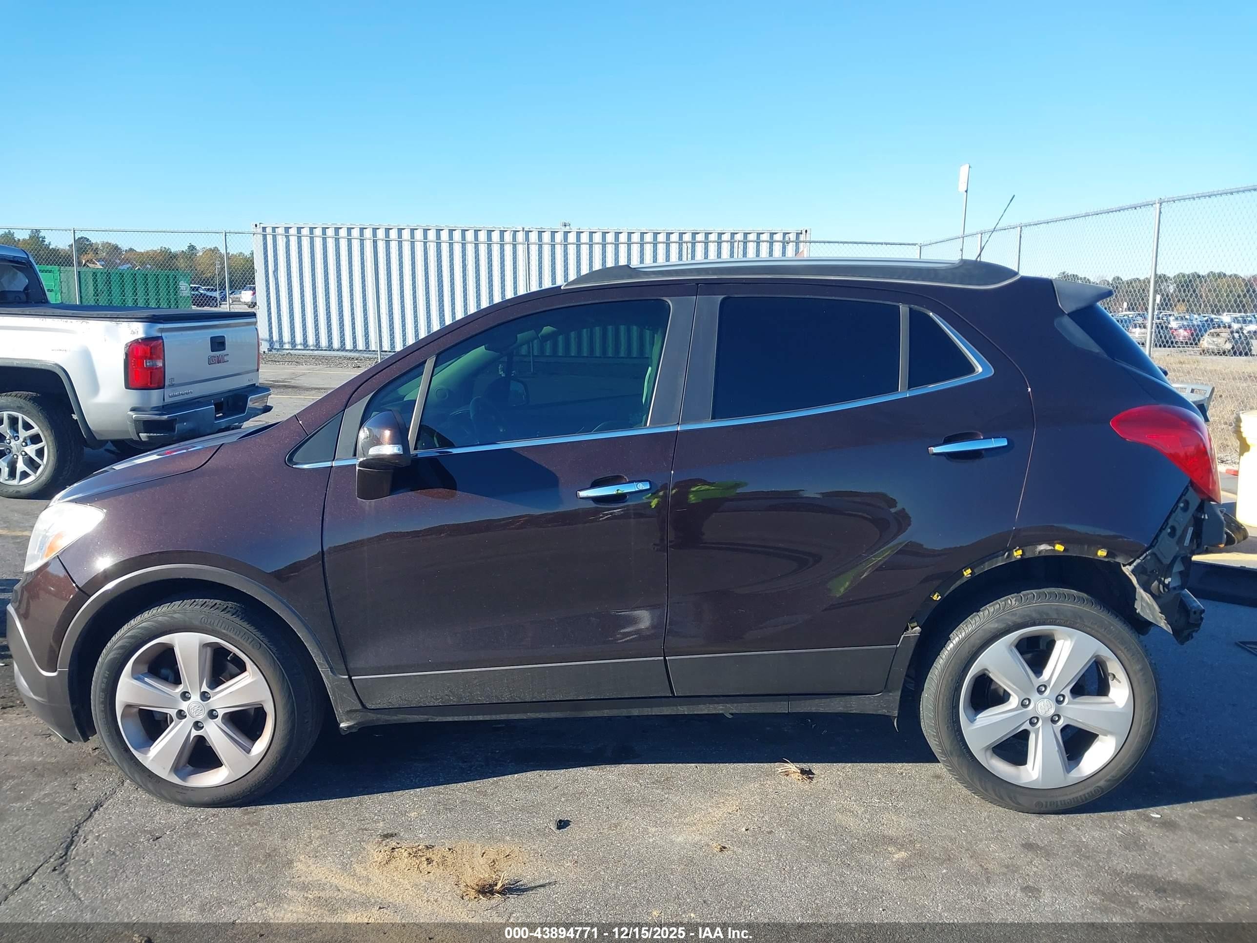 2015 Buick Encore   Champagne vin: KL4CJASBXFB242235